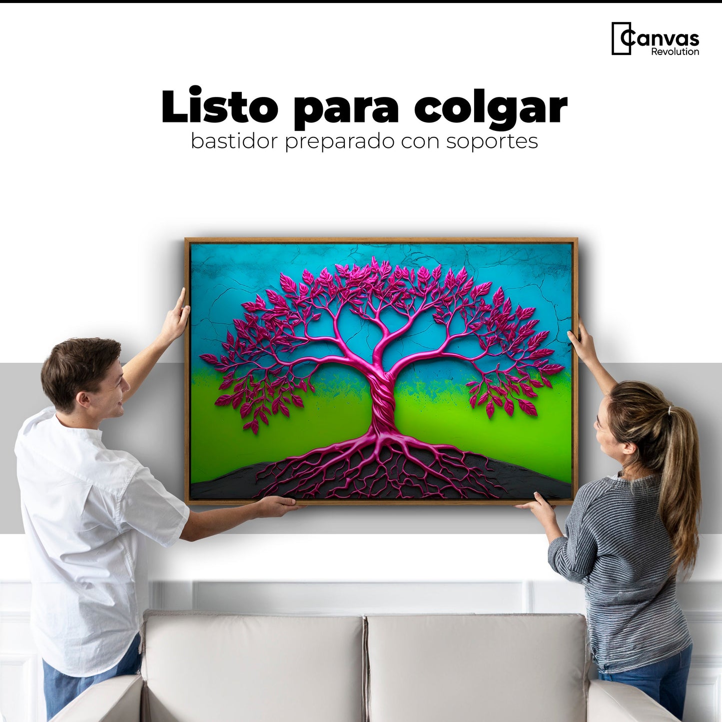 Cuadros Decorativos Canvas Revolution | Arbol Vida Mistico | Colgar