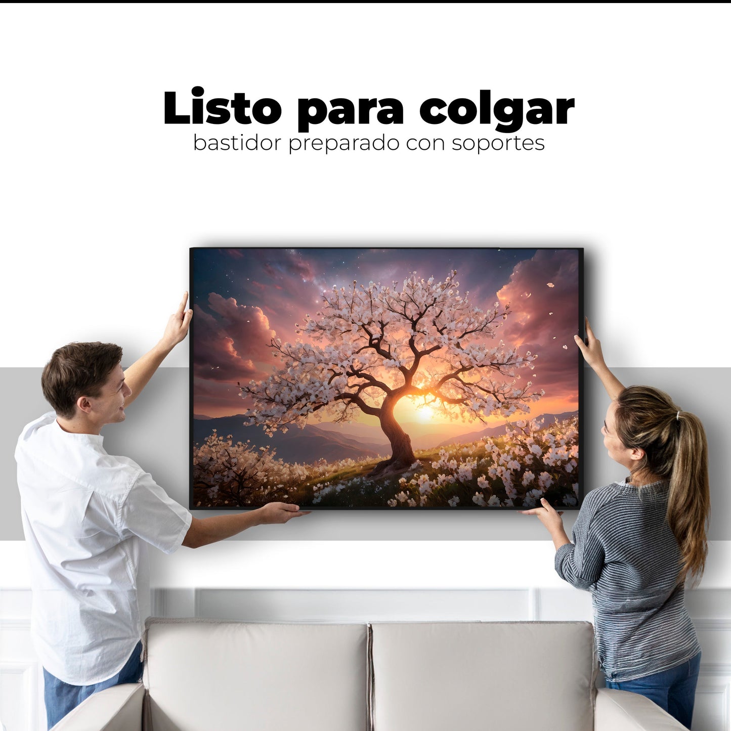 Cuadros Decorativos Canvas Revolution | Calido Resplandor | Colgar