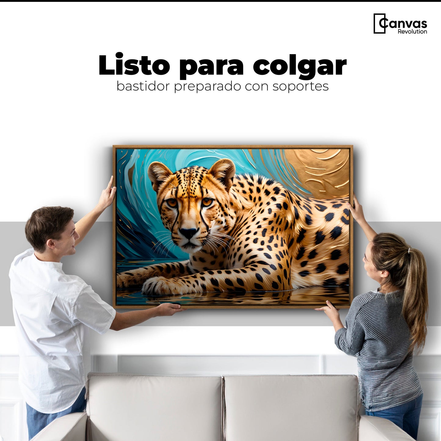 Cuadros Decorativos Canvas Revolution | Chita Majestuosa | Colgar