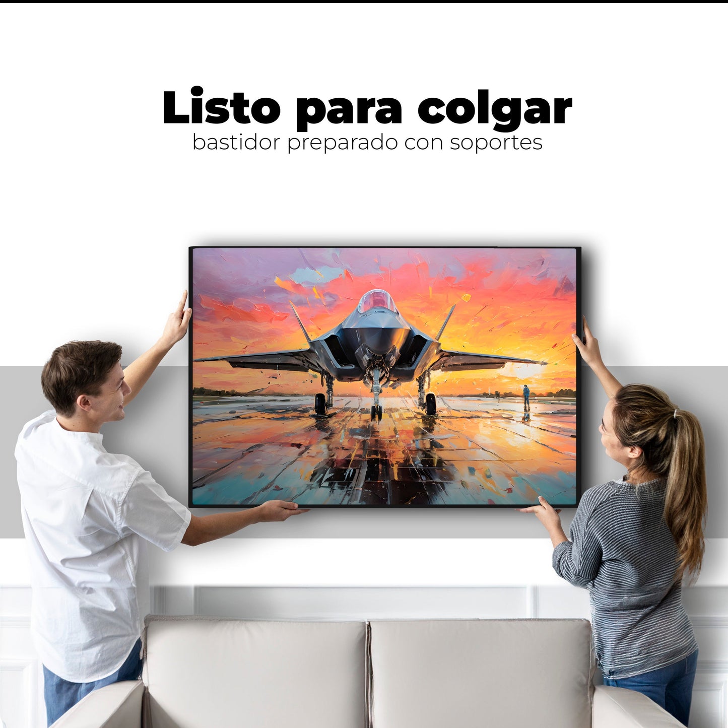 Cuadros Decorativos Canvas Revolution | Cromatismo Aereo | Colgar