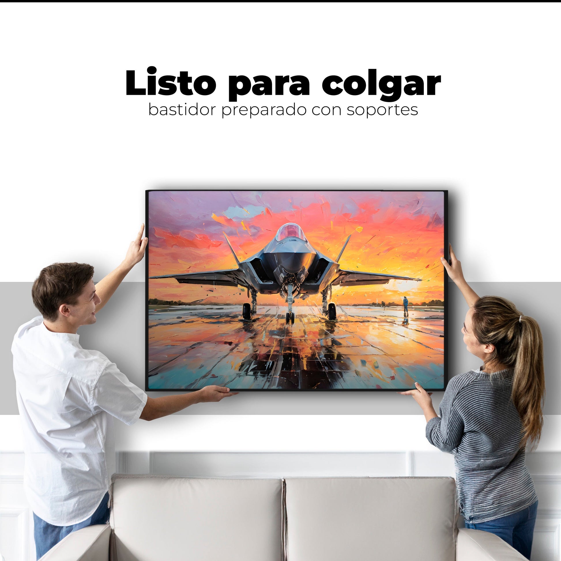 Cuadros Decorativos Canvas Revolution | Cromatismo Aereo | Colgar