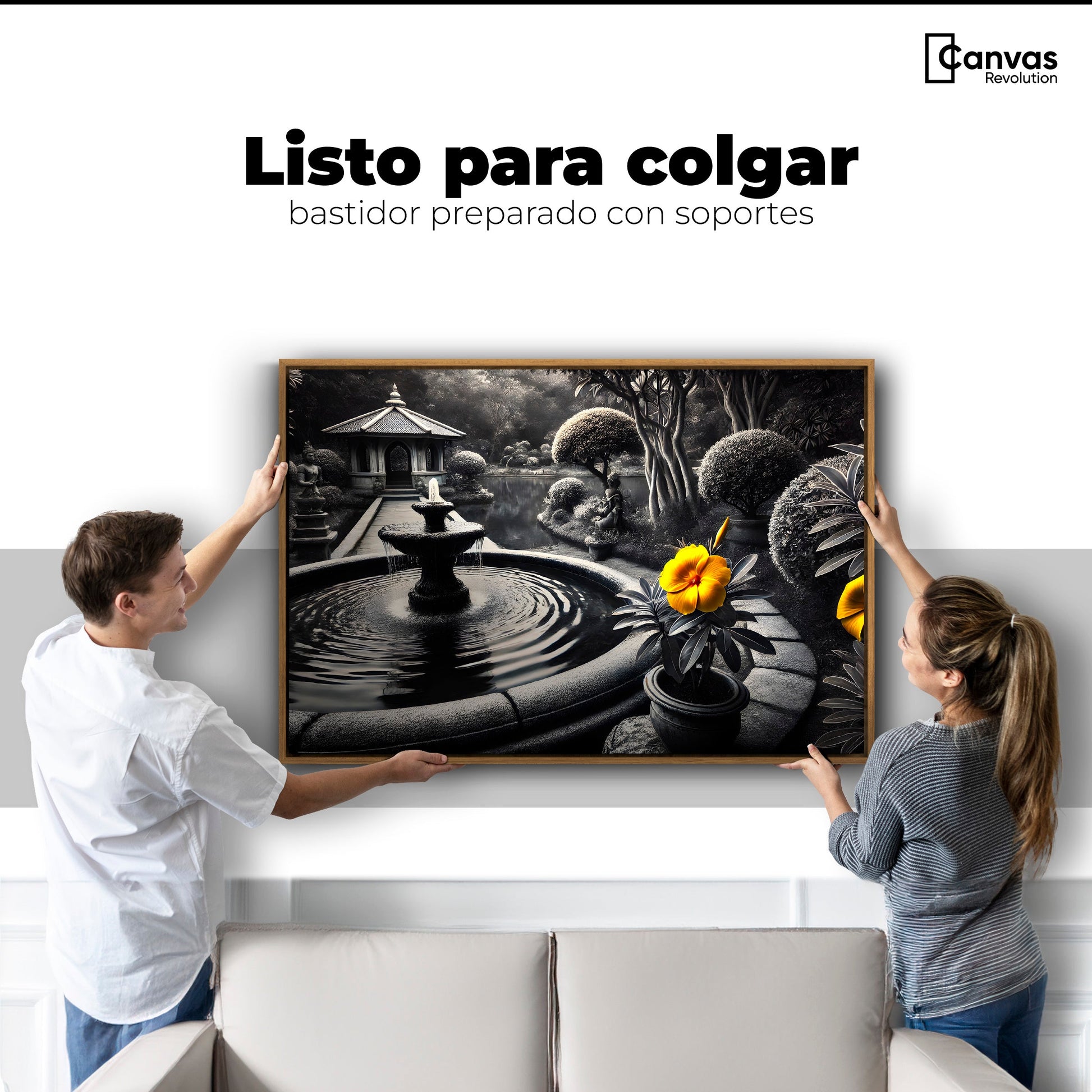 Cuadros Decorativos Canvas Revolution | Florecer Y Fluir | Colgar