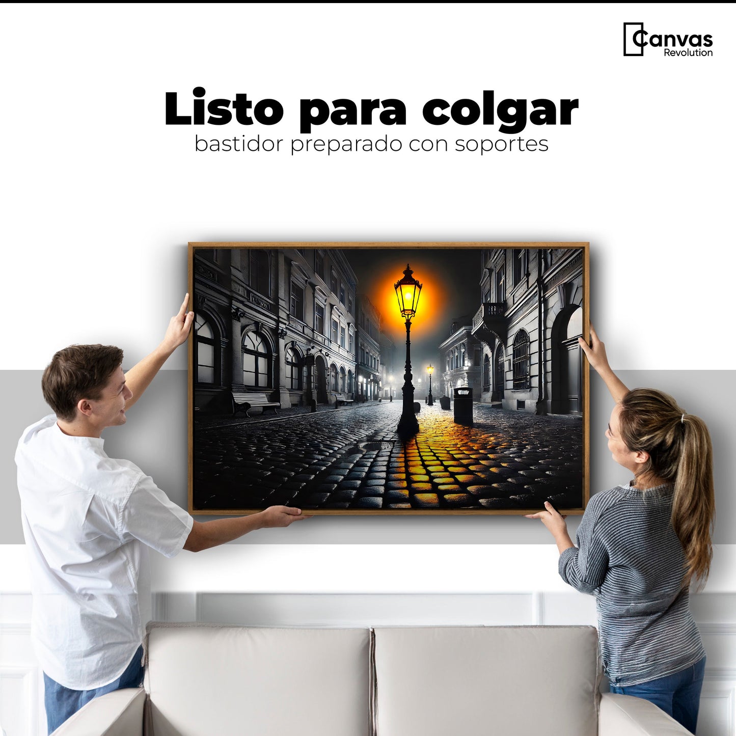 Cuadros Decorativos Canvas Revolution | Luz En El Pasado | Colgar