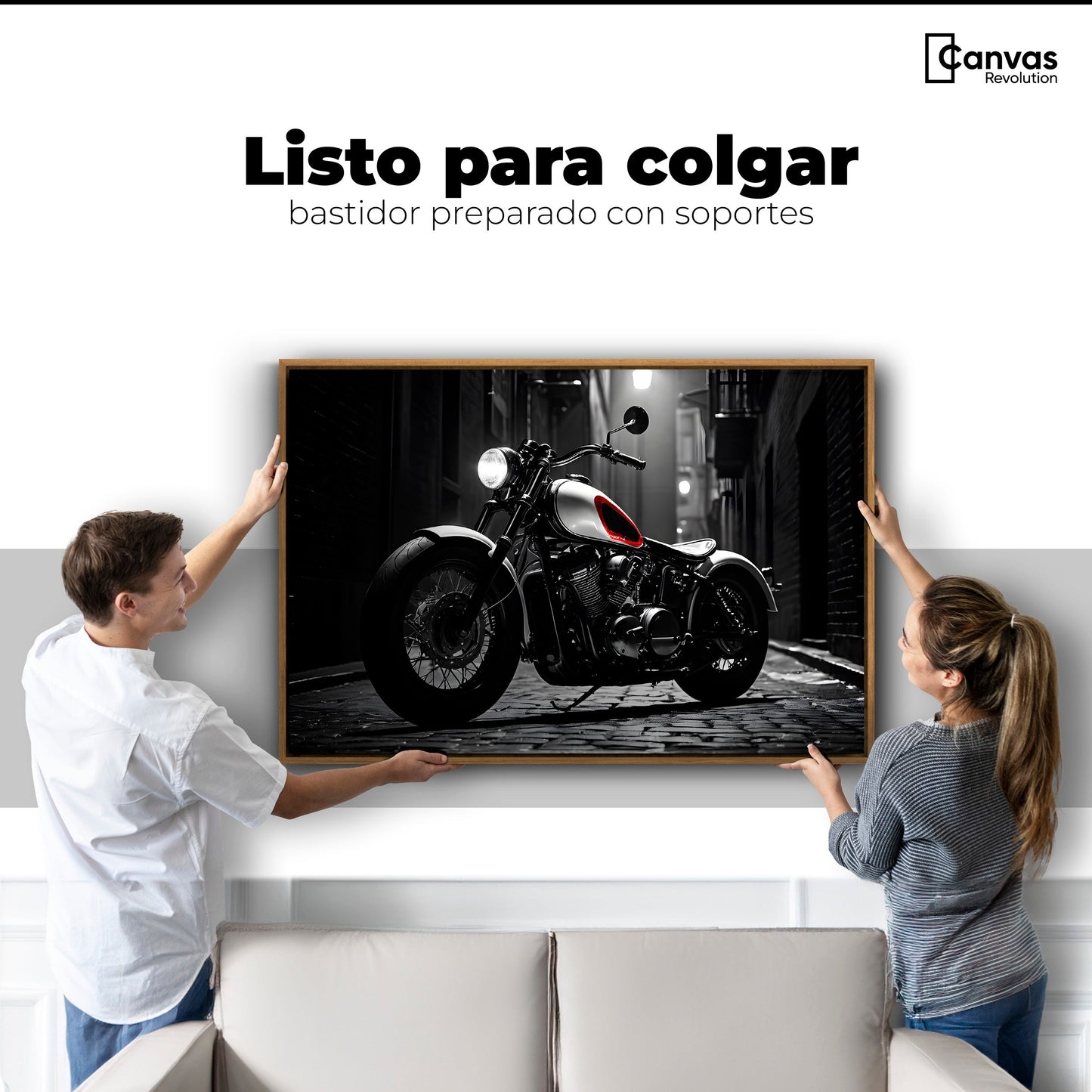 Cuadros Decorativos Canvas Revolution | Ruedas Clasicas | Colgar