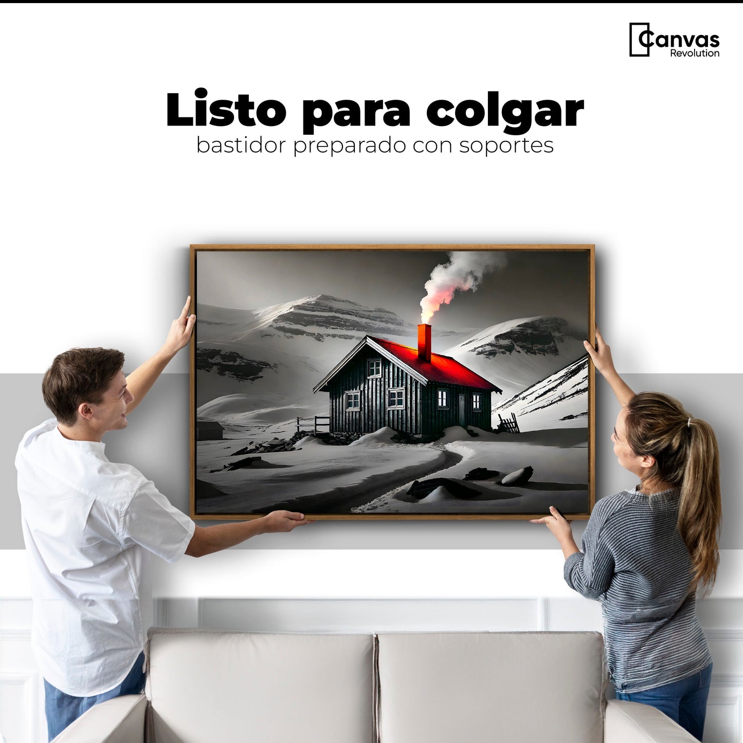 Cuadros Decorativos Canvas Revolution | Techo En Fuego | Colgar
