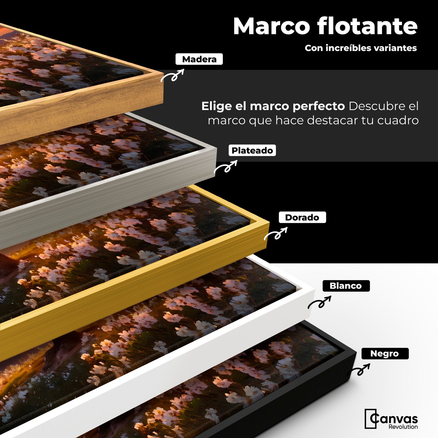 Cuadros Decorativos Canvas Revolution | Calido Resplandor | ColoresMarco