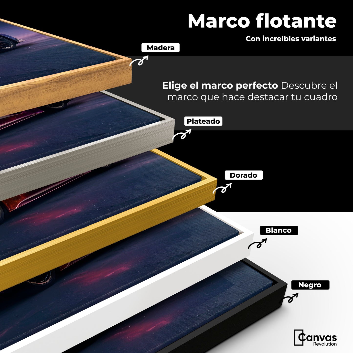 Cuadros Decorativos Canvas Revolution | Lamborghini Cosmico | ColoresMarco