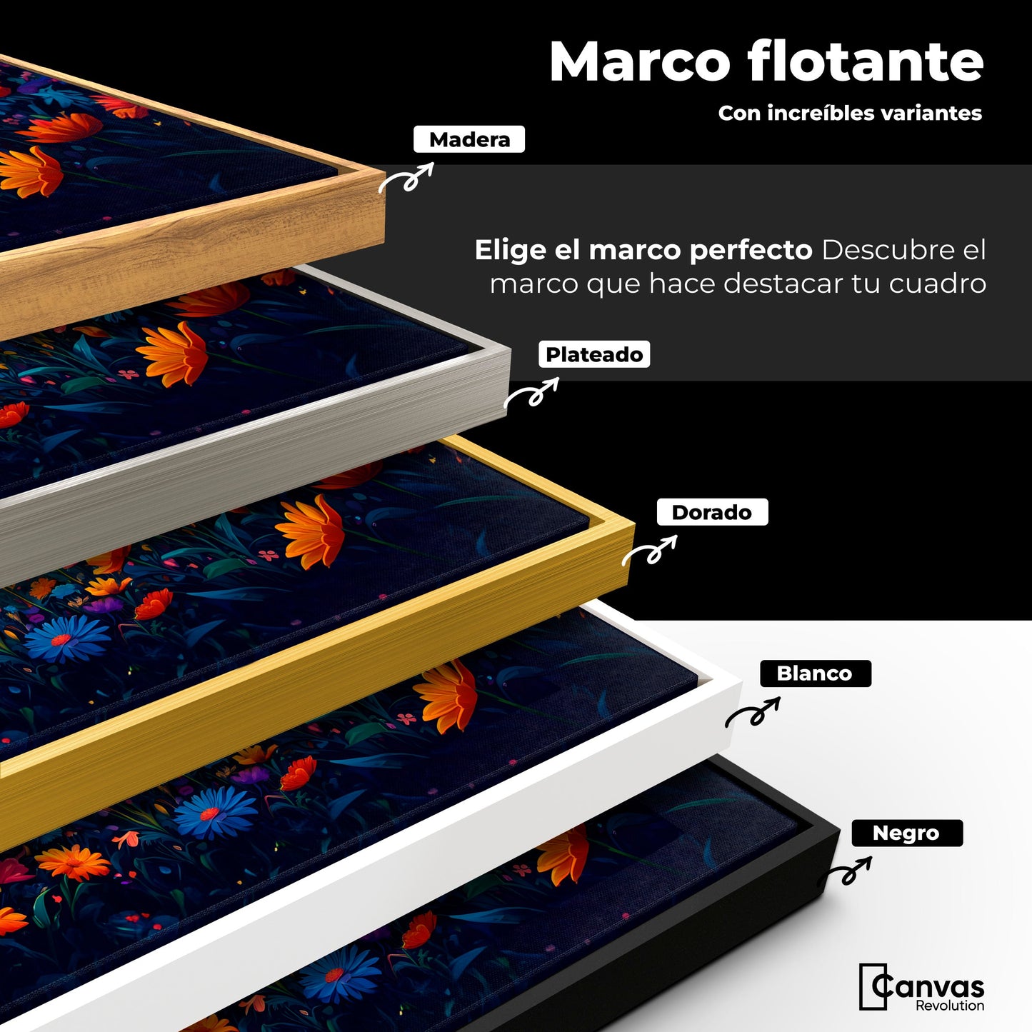 Cuadros Decorativos Canvas Revolution | Paisaje Colorido | ColoresMarco