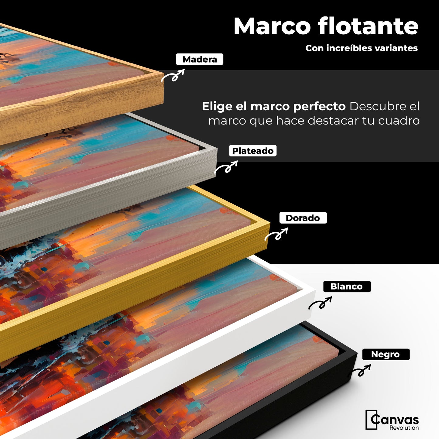 Cuadros Decorativos Canvas Revolution | Perros Playeros | ColoresMarco