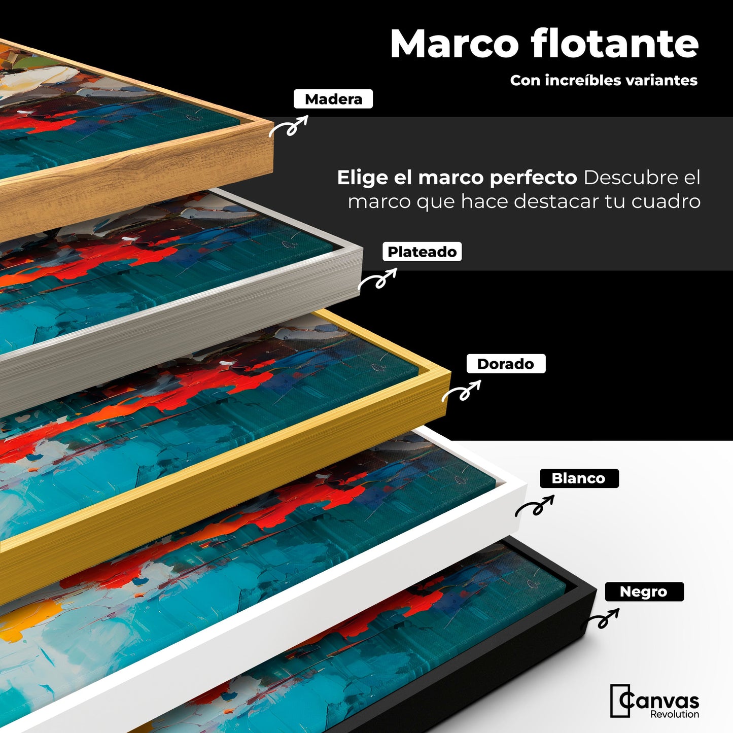 Cuadros Decorativos Canvas Revolution | Puente Otonal Aureo | ColoresMarco