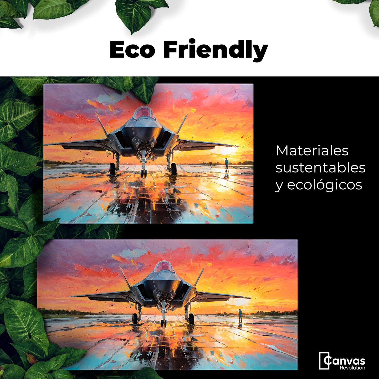 Cuadros Decorativos Canvas Revolution | Cromatismo Aereo | EcoFriendly