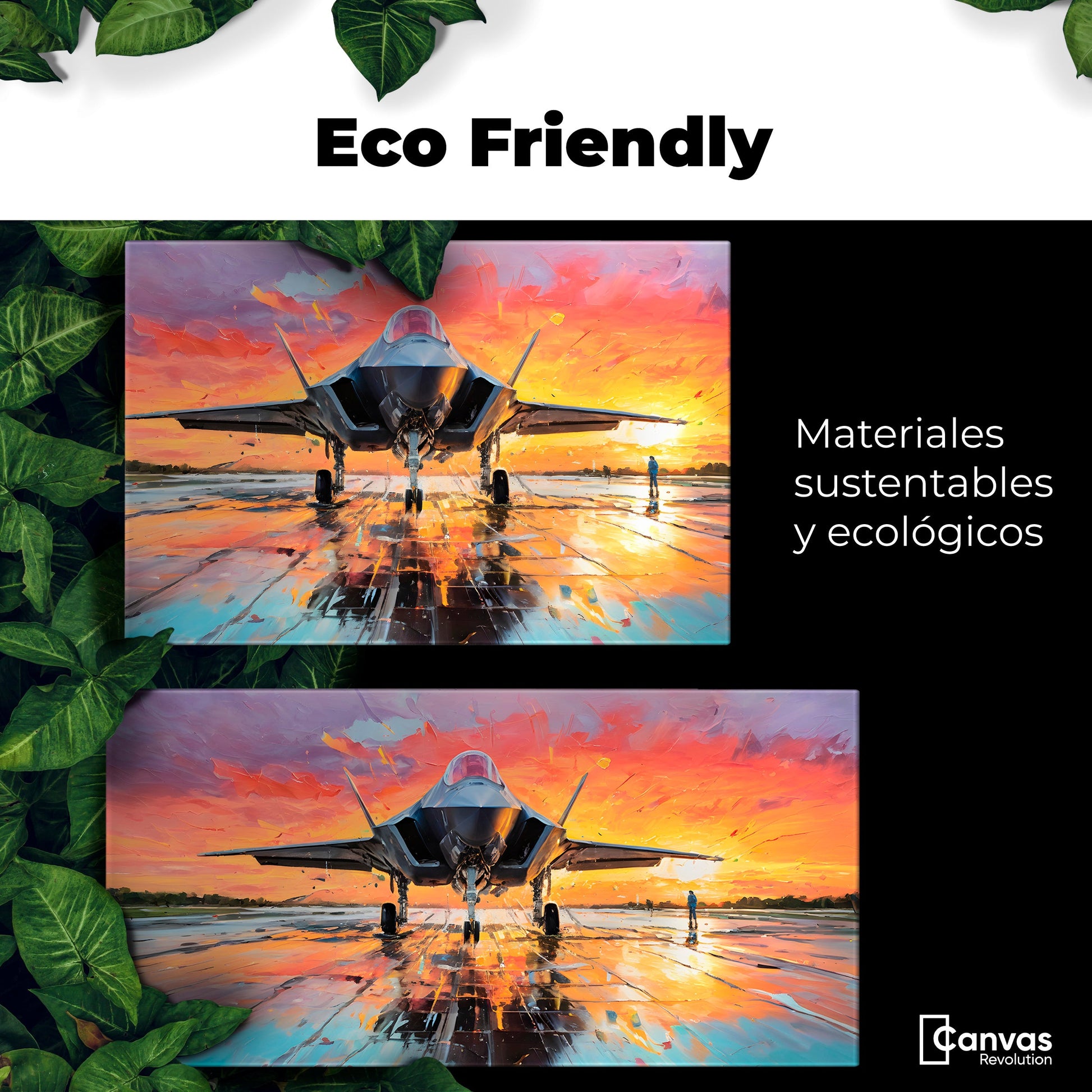 Cuadros Decorativos Canvas Revolution | Cromatismo Aereo | EcoFriendly