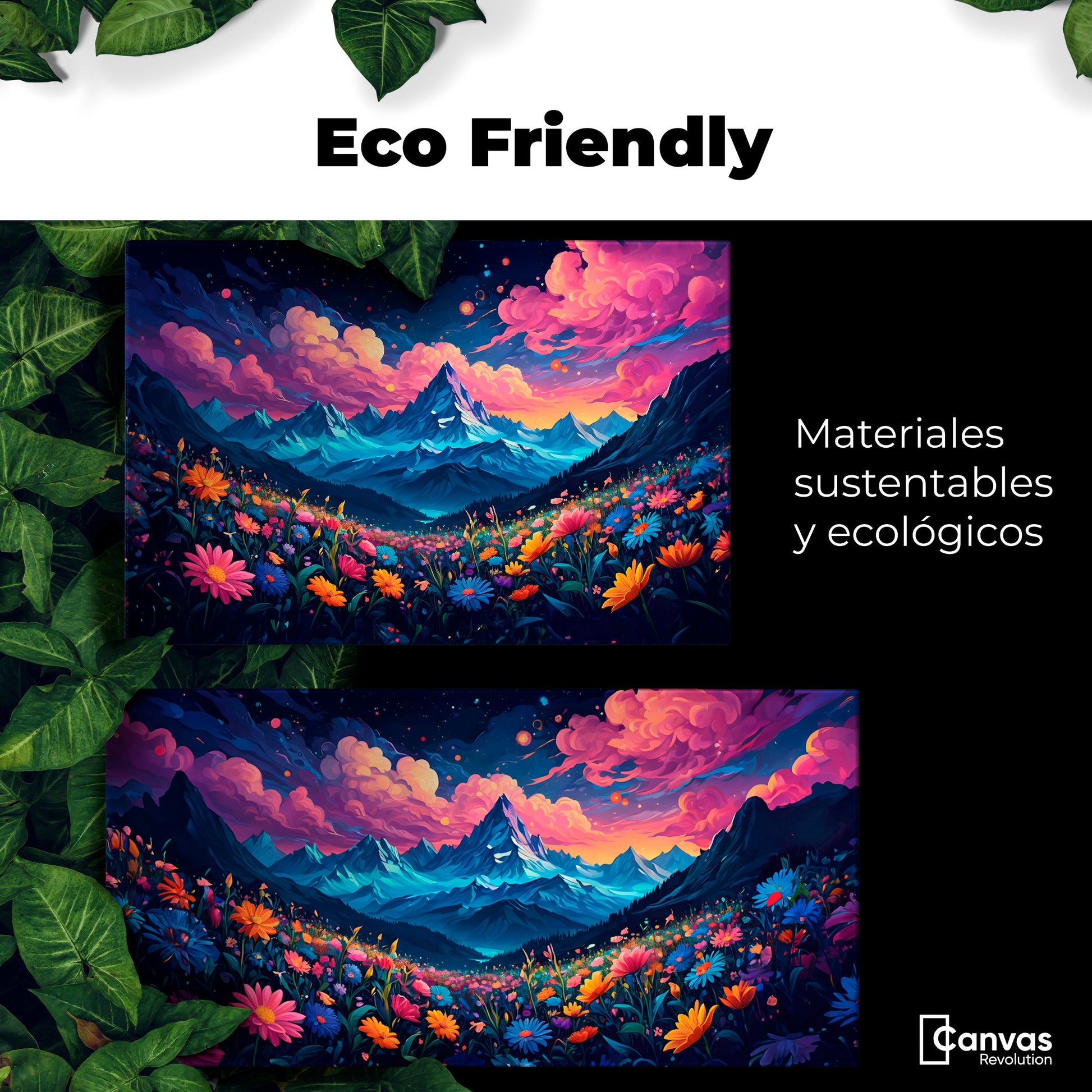 Cuadros Decorativos Canvas Revolution | Paisaje Colorido | EcoFriendly