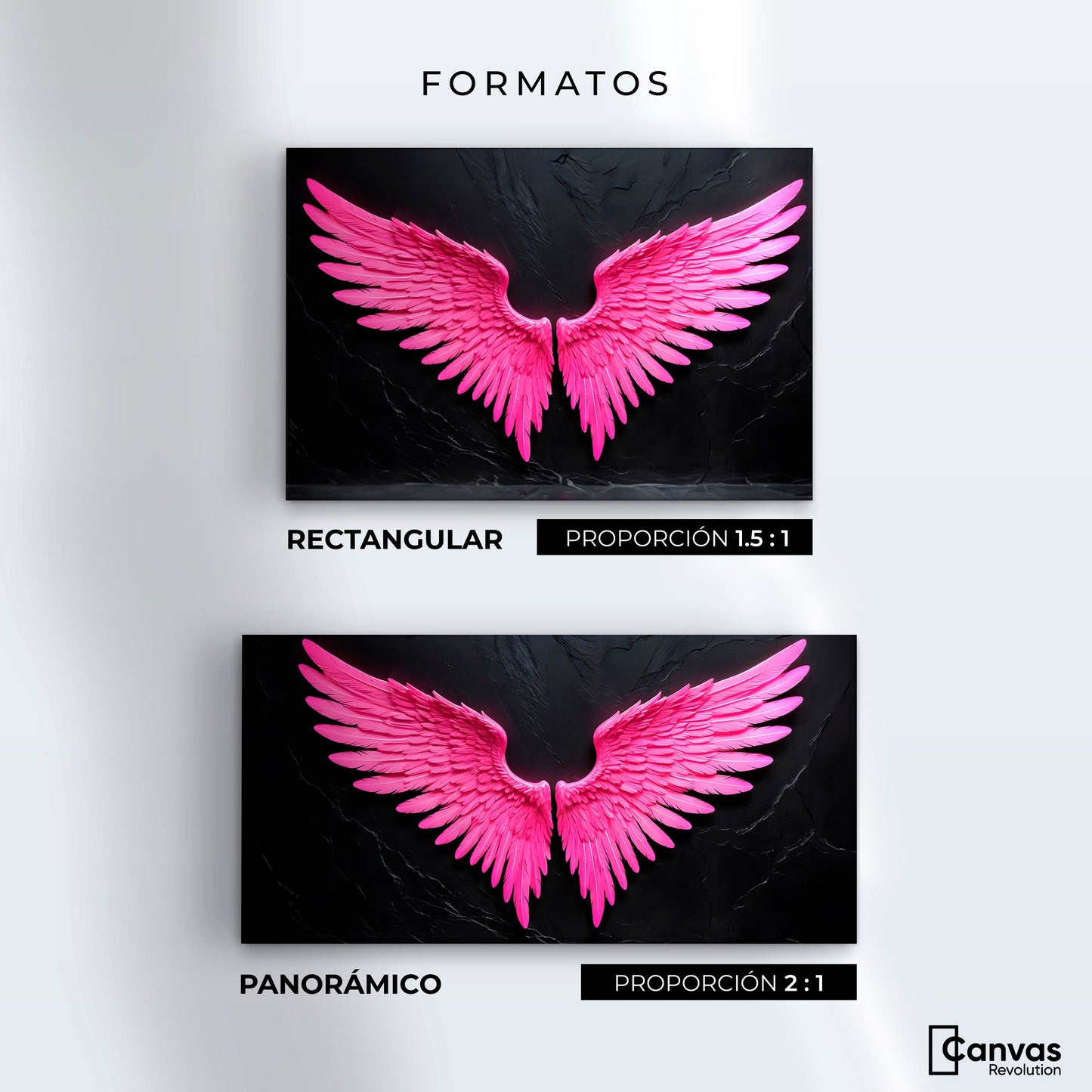 Cuadros Decorativos Canvas Revolution | Alas Angel Solar | Formatos