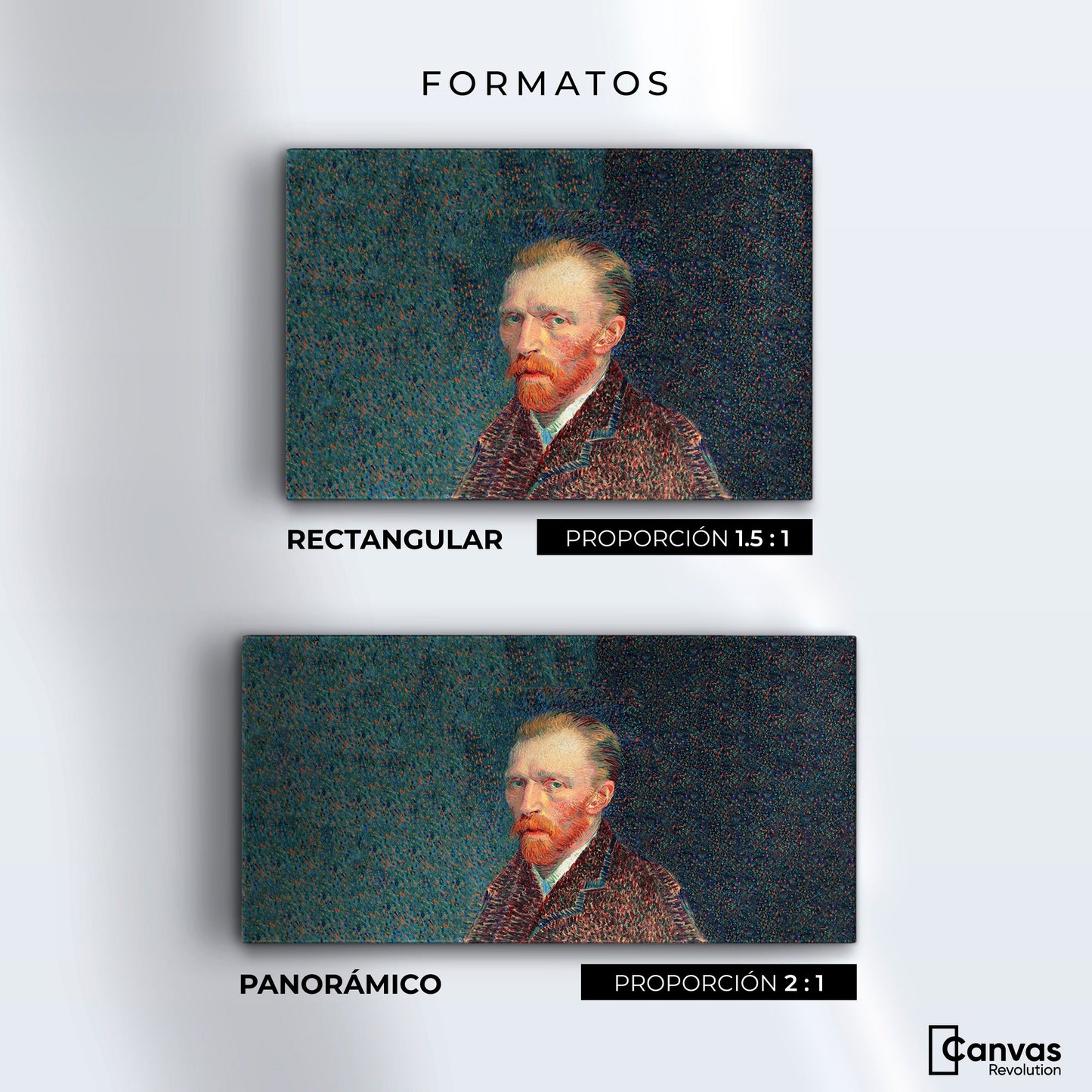 Cuadros Decorativos Canvas Revolution | Autorretrato Por Vincent Van Gogh | Formatos