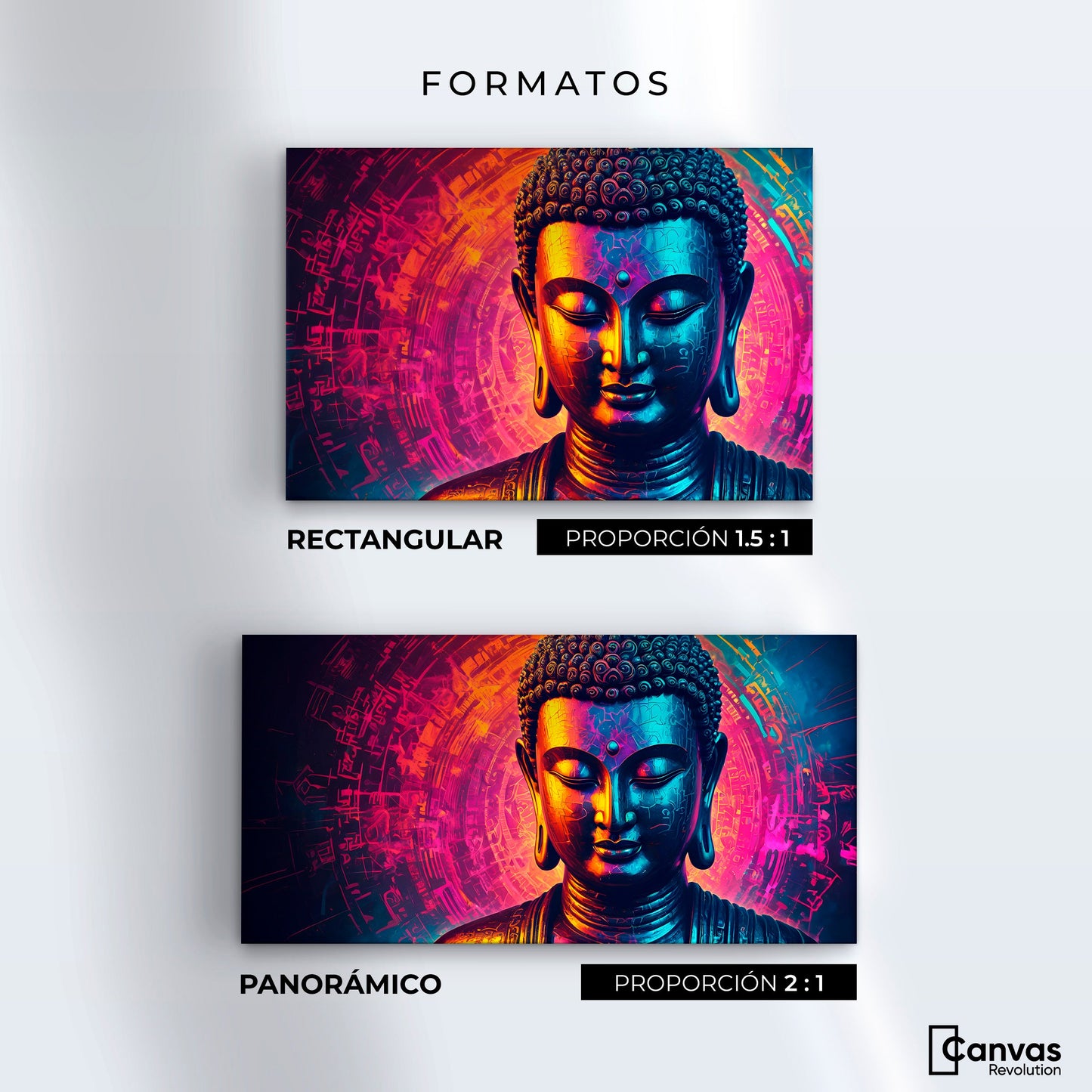 Cuadros Decorativos Canvas Revolution | Equilibrio Interior | Formatos