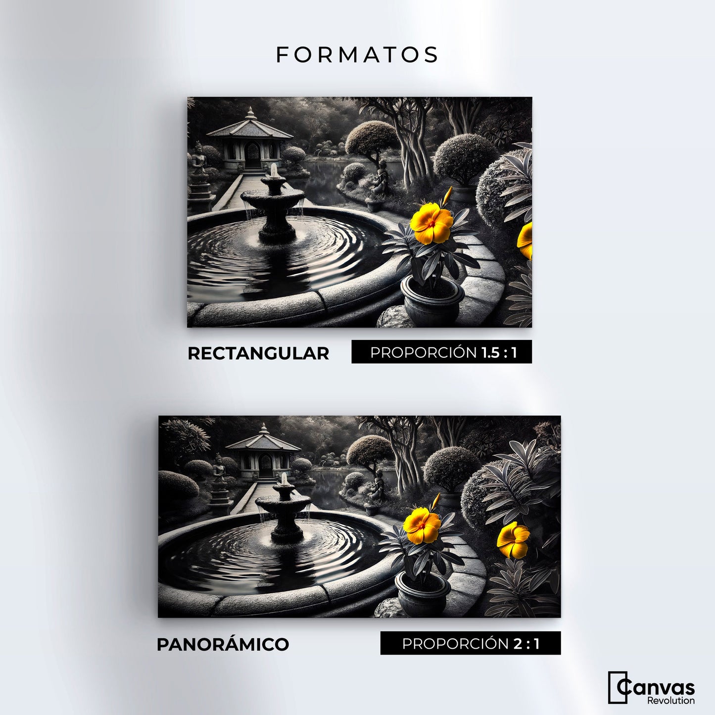 Cuadros Decorativos Canvas Revolution | Florecer Y Fluir | Formatos