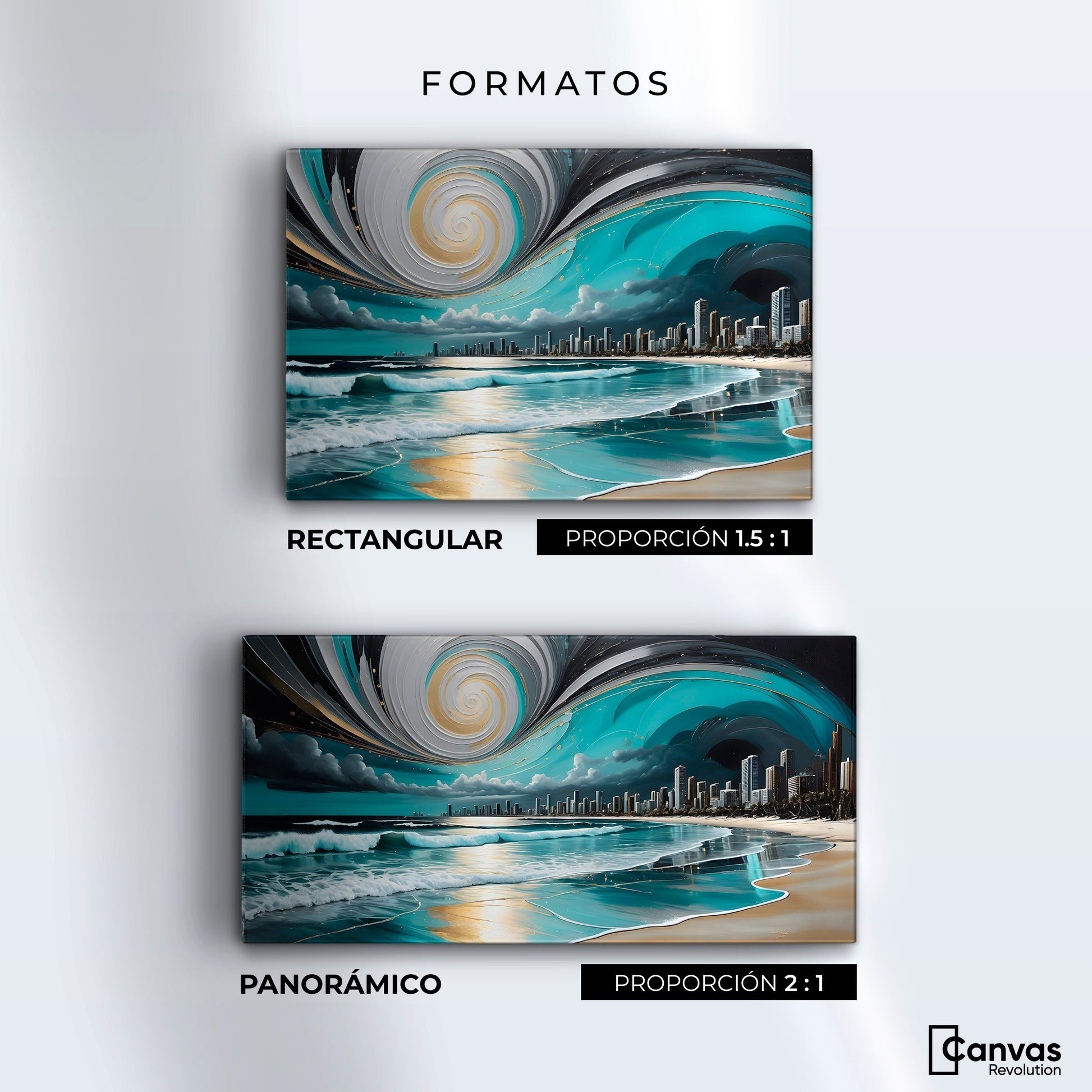 Cuadros Decorativos Canvas Revolution | Playa Y Serenidad | Formatos