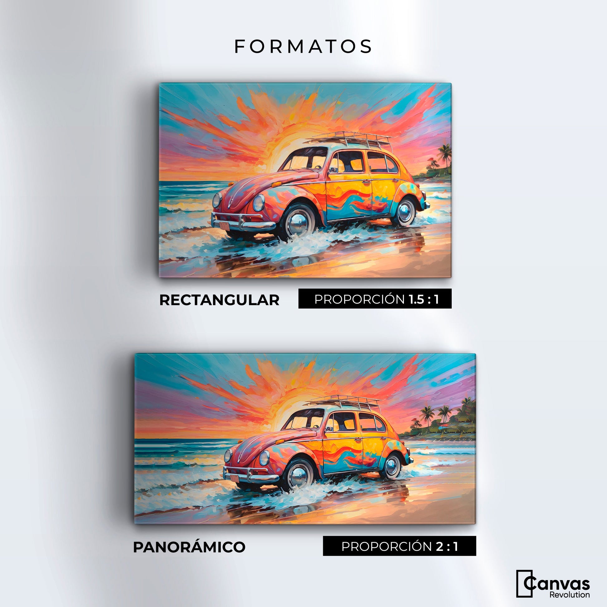 Cuadros Decorativos Canvas Revolution | Rodando Verano | Formatos