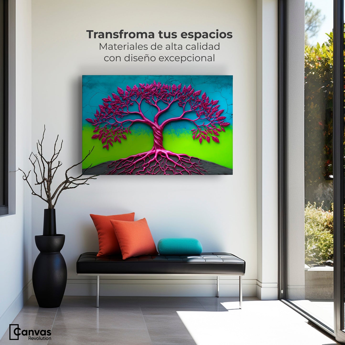 Cuadros Decorativos Canvas Revolution | Arbol Vida Mistico | Montaje1