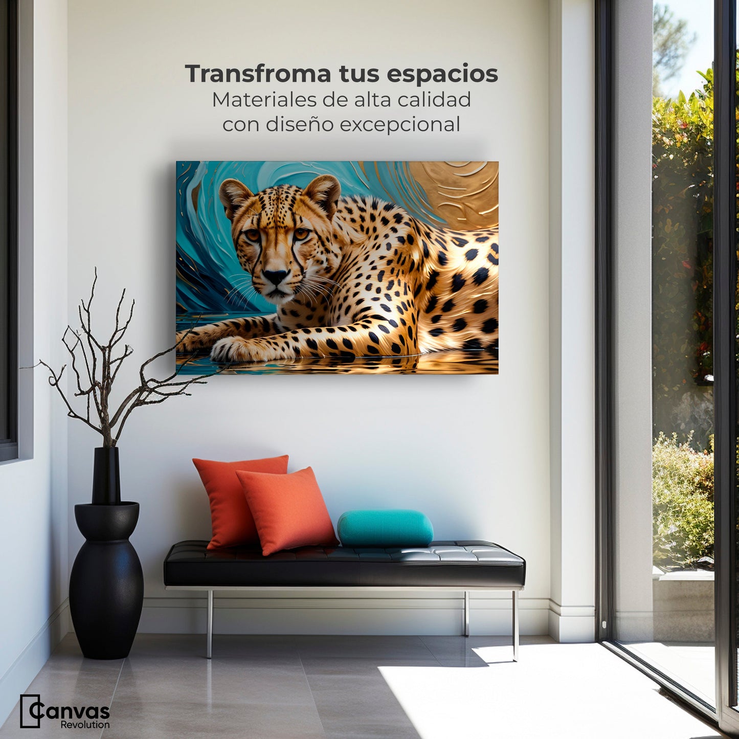 Cuadros Decorativos Canvas Revolution | Chita Majestuosa | Montaje1