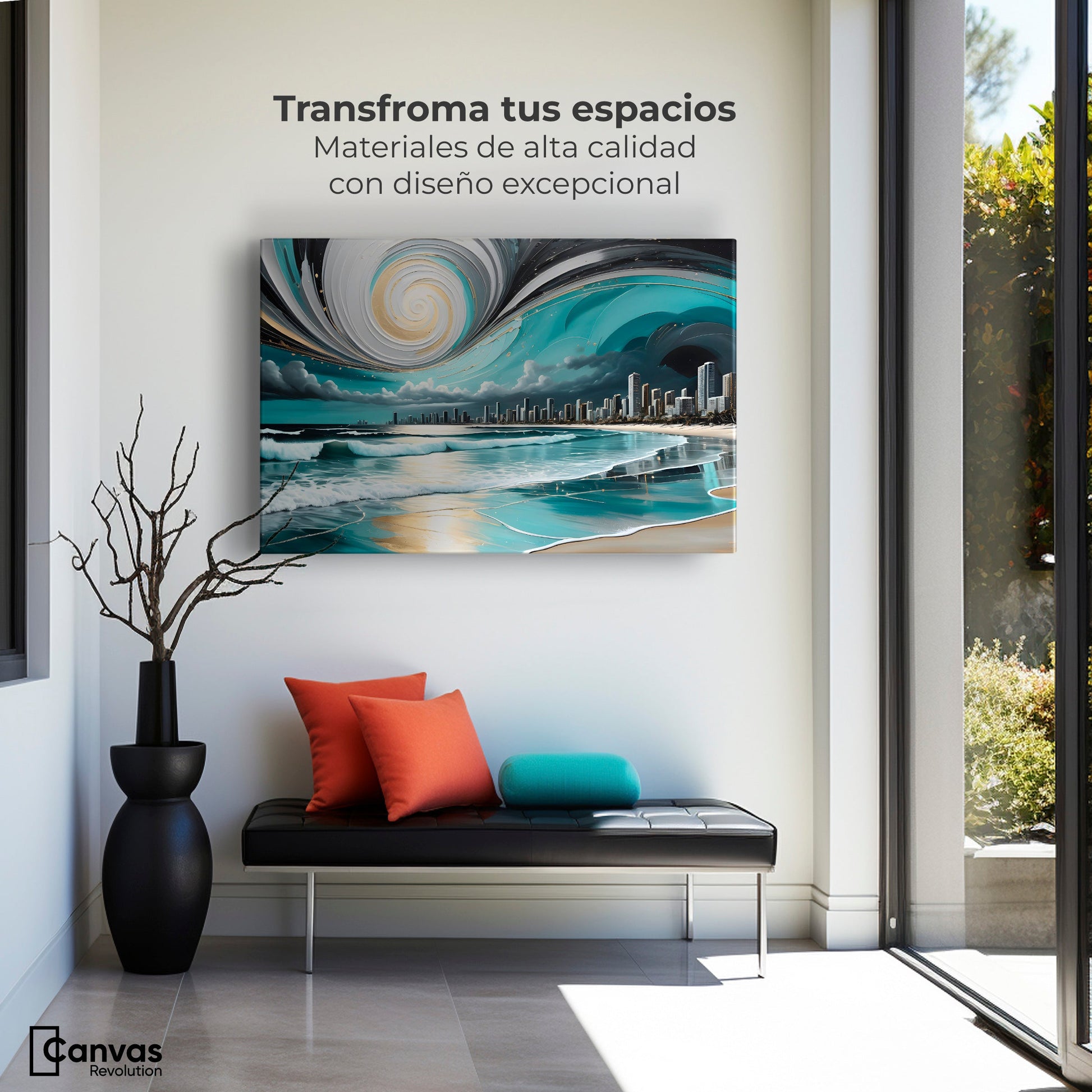 Cuadros Decorativos Canvas Revolution | Playa Y Serenidad | Montaje1