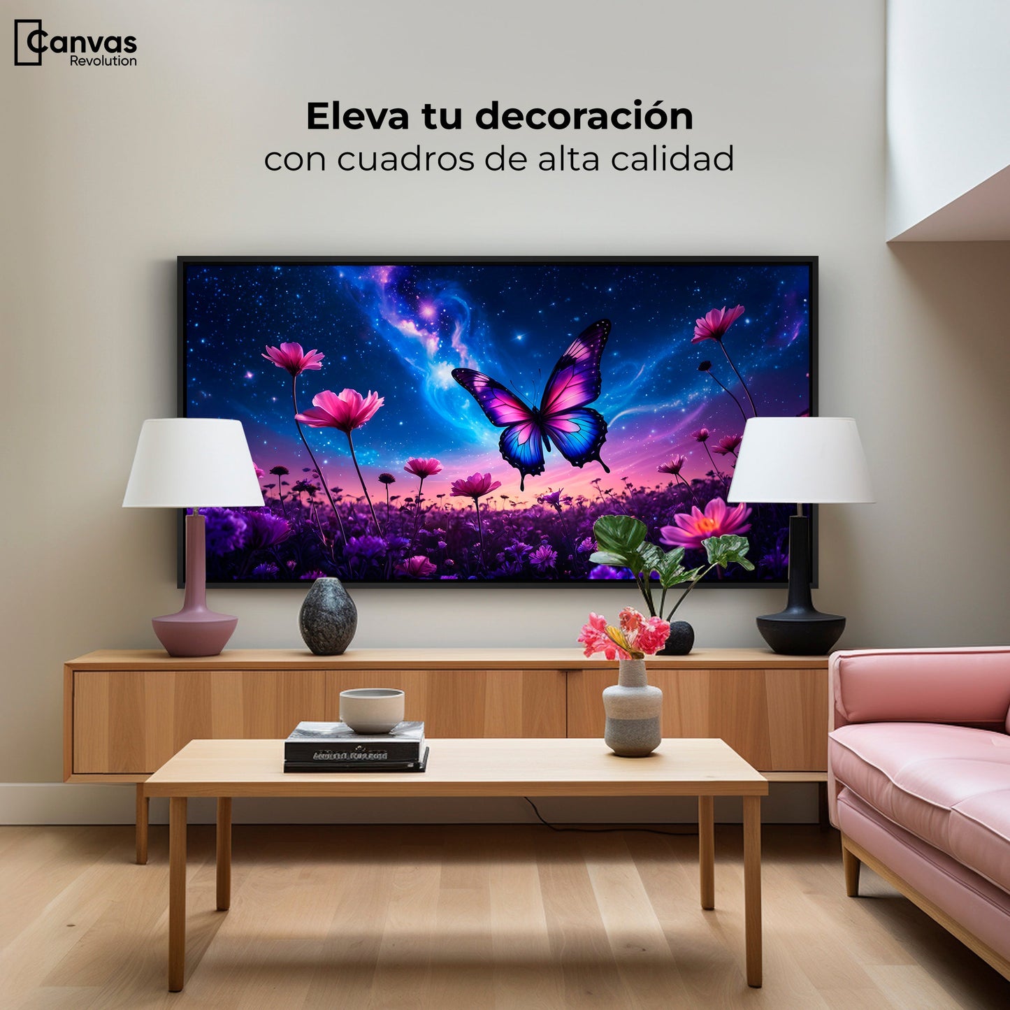 Cuadros Decorativos Canvas Revolution | Alas En El Silencio | Montaje2