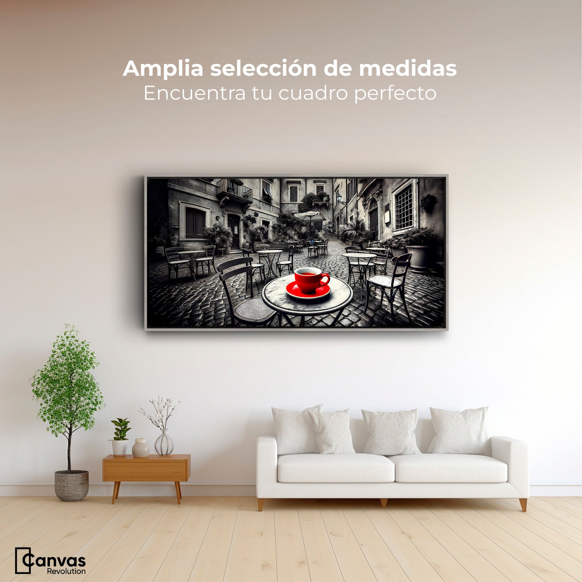 Cuadros Decorativos Canvas Revolution | Cafe Y Silencio | Montaje3