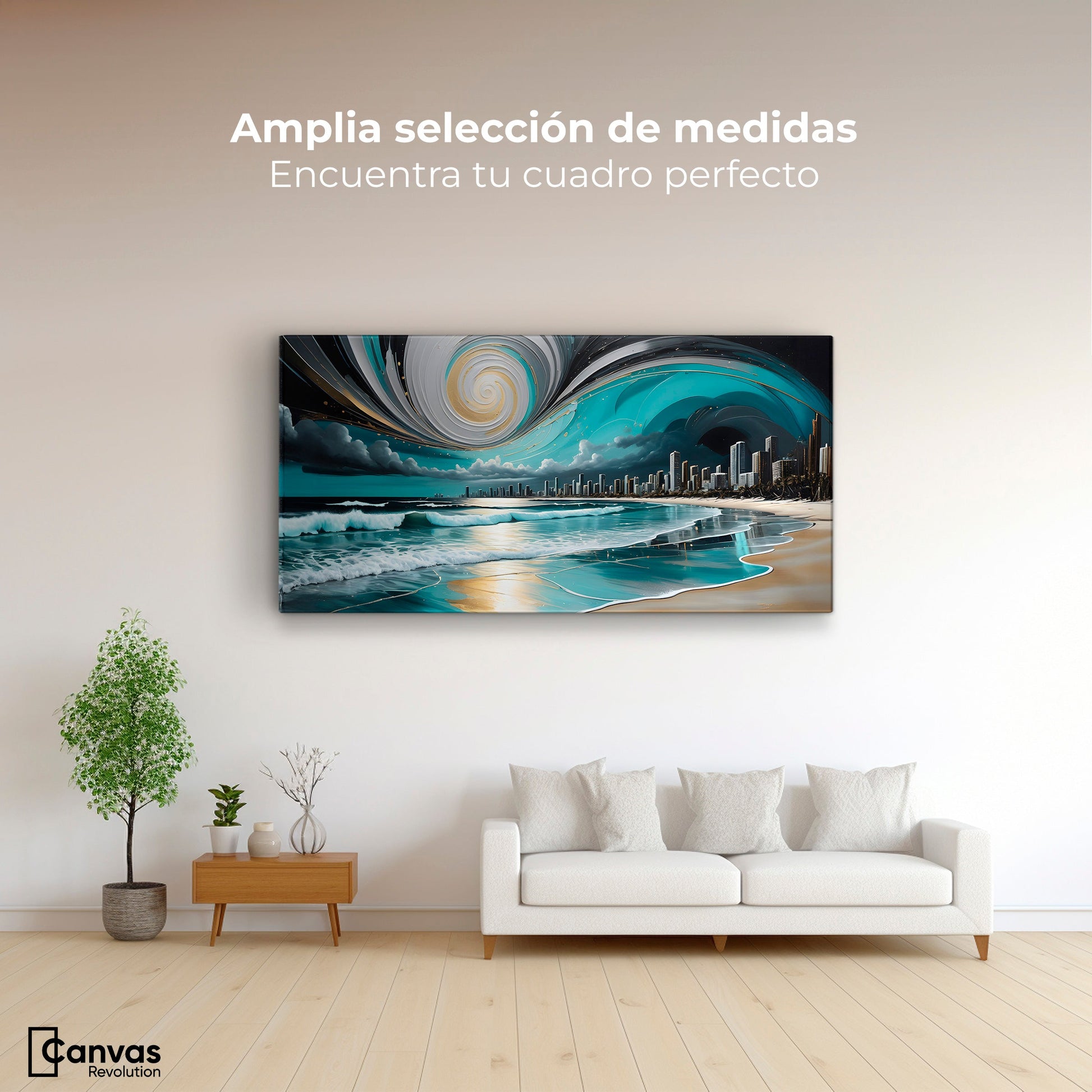 Cuadros Decorativos Canvas Revolution | Playa Y Serenidad | Montaje3