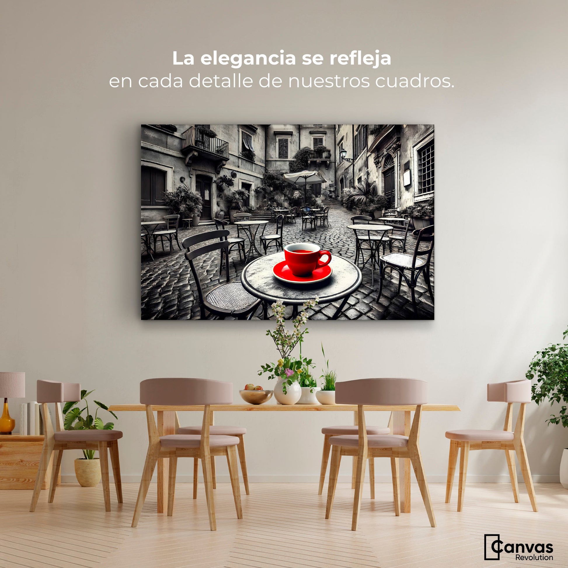 Cuadros Decorativos Canvas Revolution | Cafe Y Silencio | Montaje4
