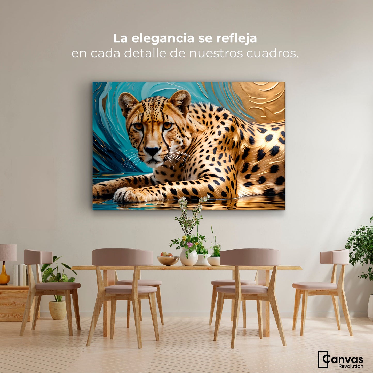 Cuadros Decorativos Canvas Revolution | Chita Majestuosa | Montaje4