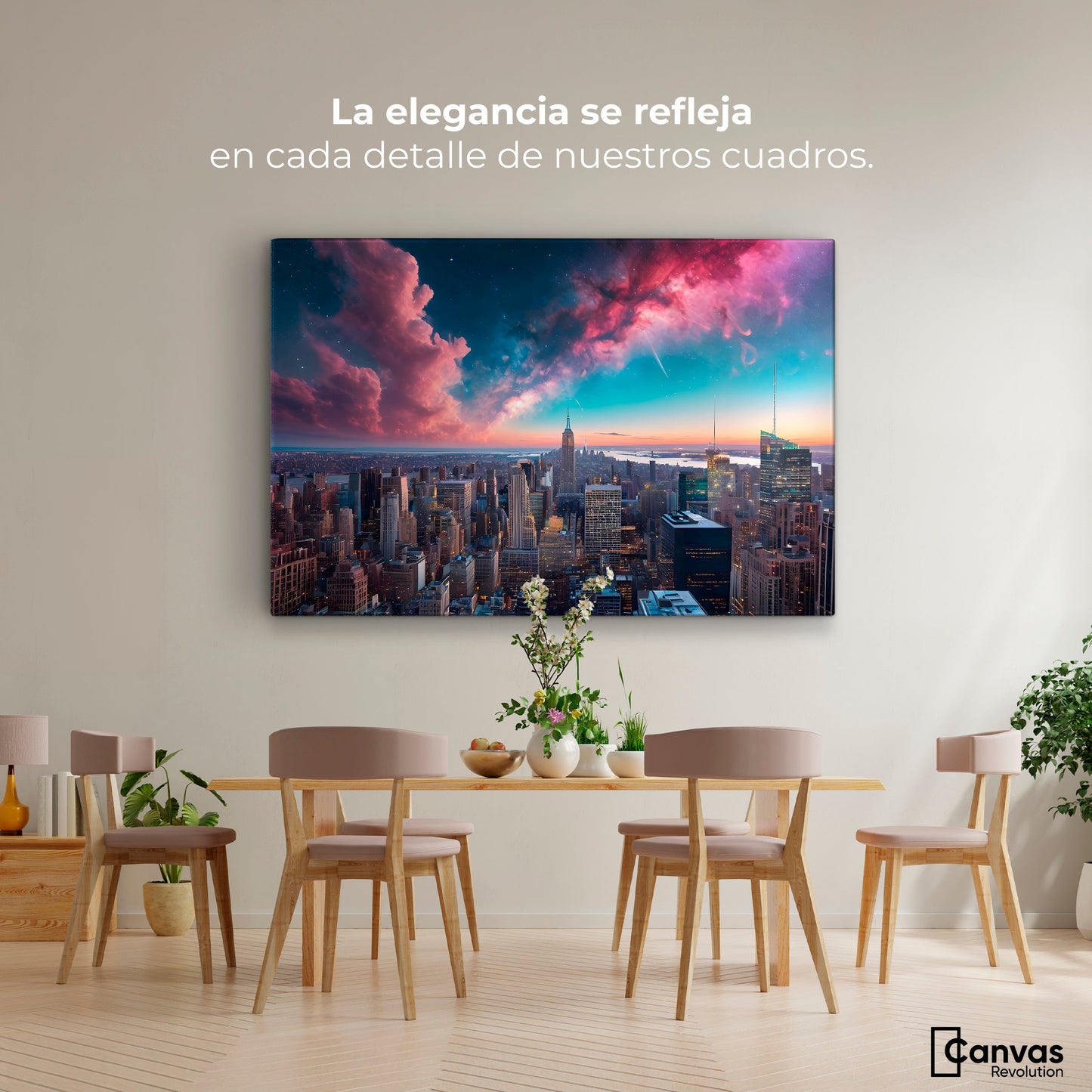 Cuadros Decorativos Canvas Revolution | Urbanidad Galactica | Montaje4