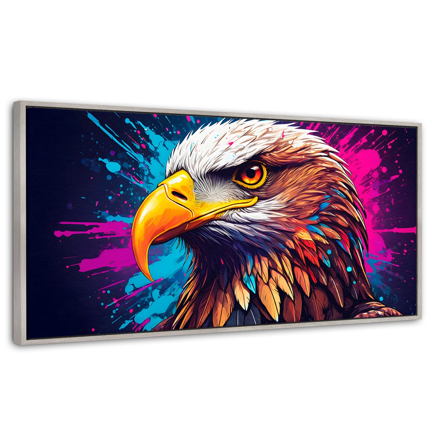 Cuadros Decorativos Canvas Revolution | Aguila Abstracta | Panoramico | Portada
