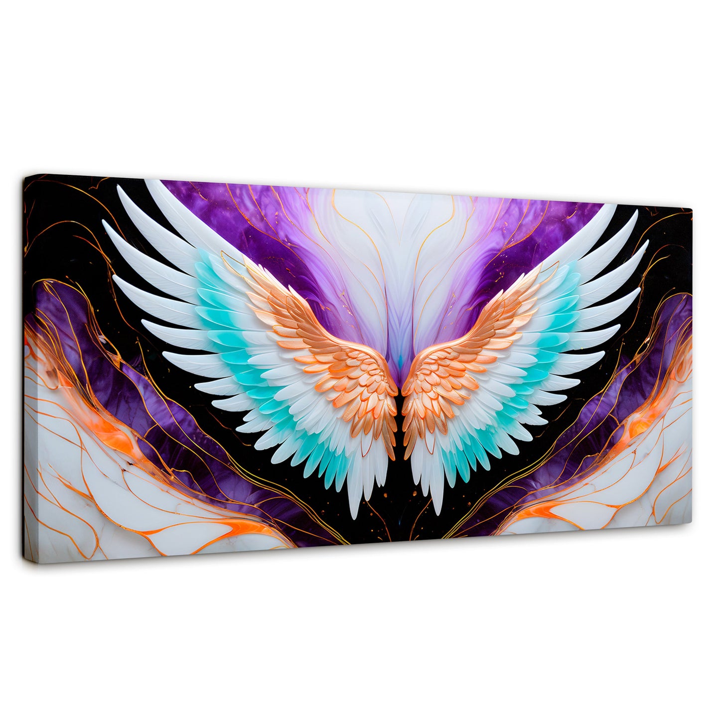 Cuadros Decorativos Canvas Revolution | Alas Angel Alma | Panoramico | Portada | Marco SinMarco