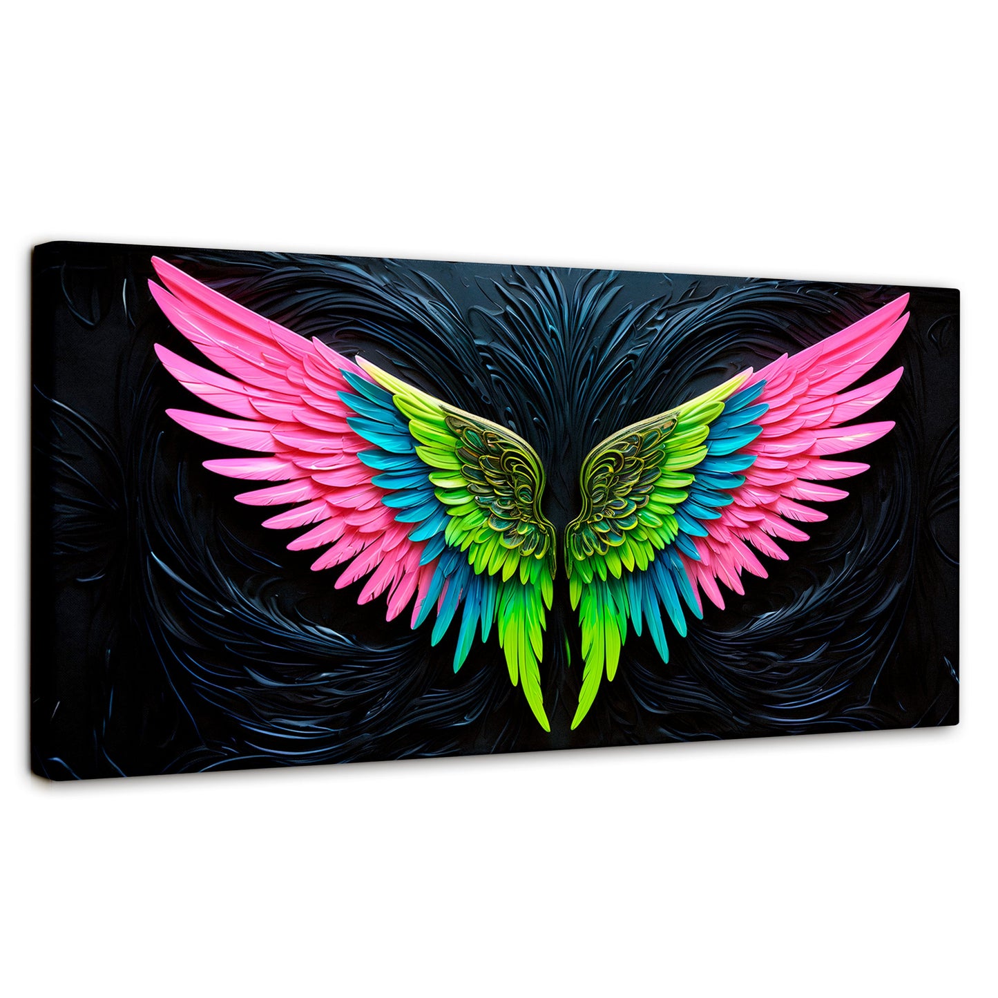 Cuadros Decorativos Canvas Revolution | Alas Angel Lucido | Panoramico | Portada | Marco SinMarco