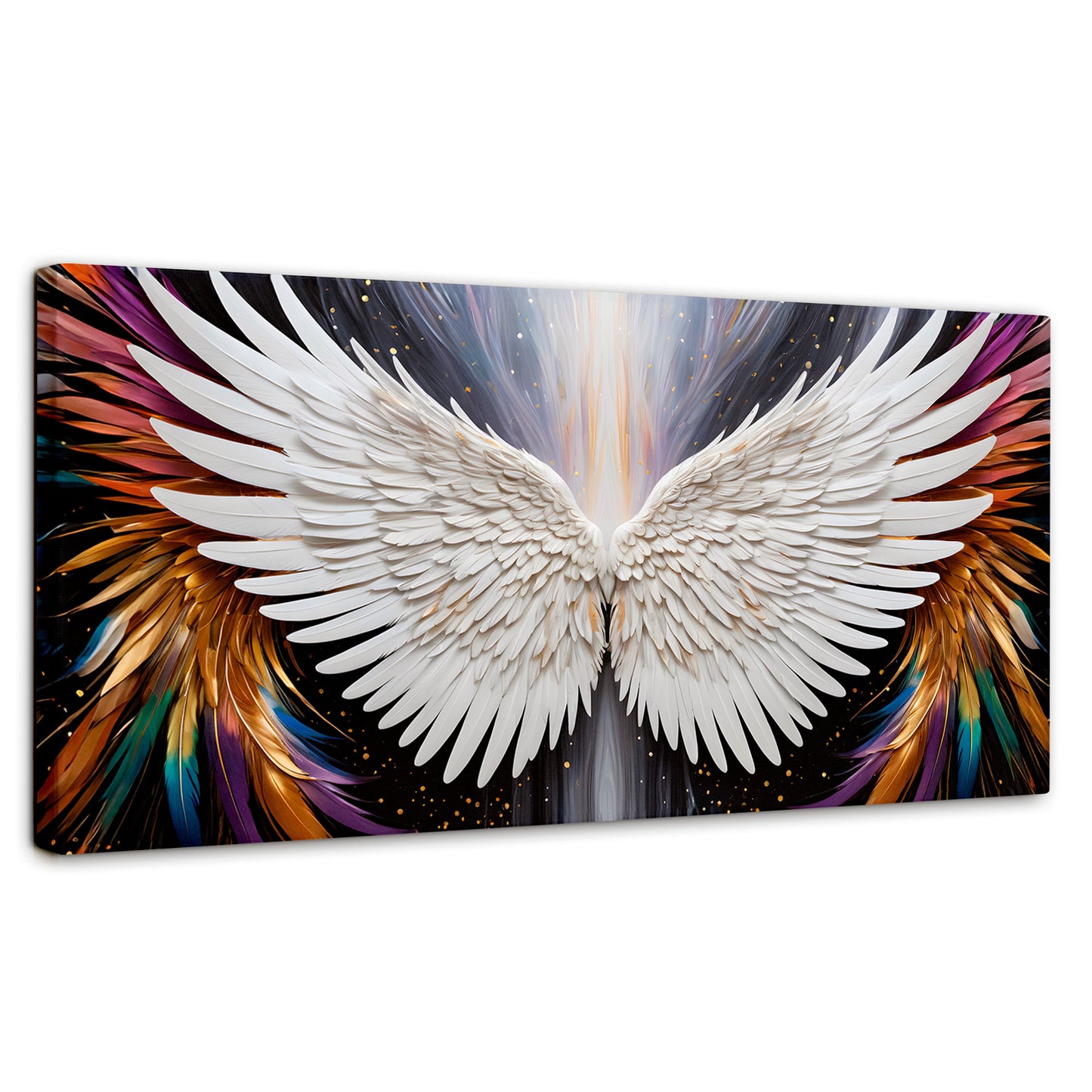 Cuadros Decorativos Canvas Revolution | Alas Angel Mistico | Panoramico | Portada | Marco SinMarco