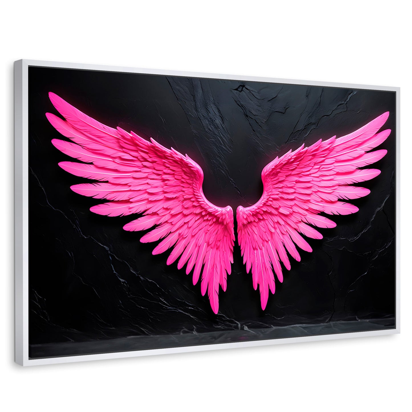 Cuadros Decorativos Canvas Revolution | Alas Angel Solar | Rectangular | Portada | Marco Blanco