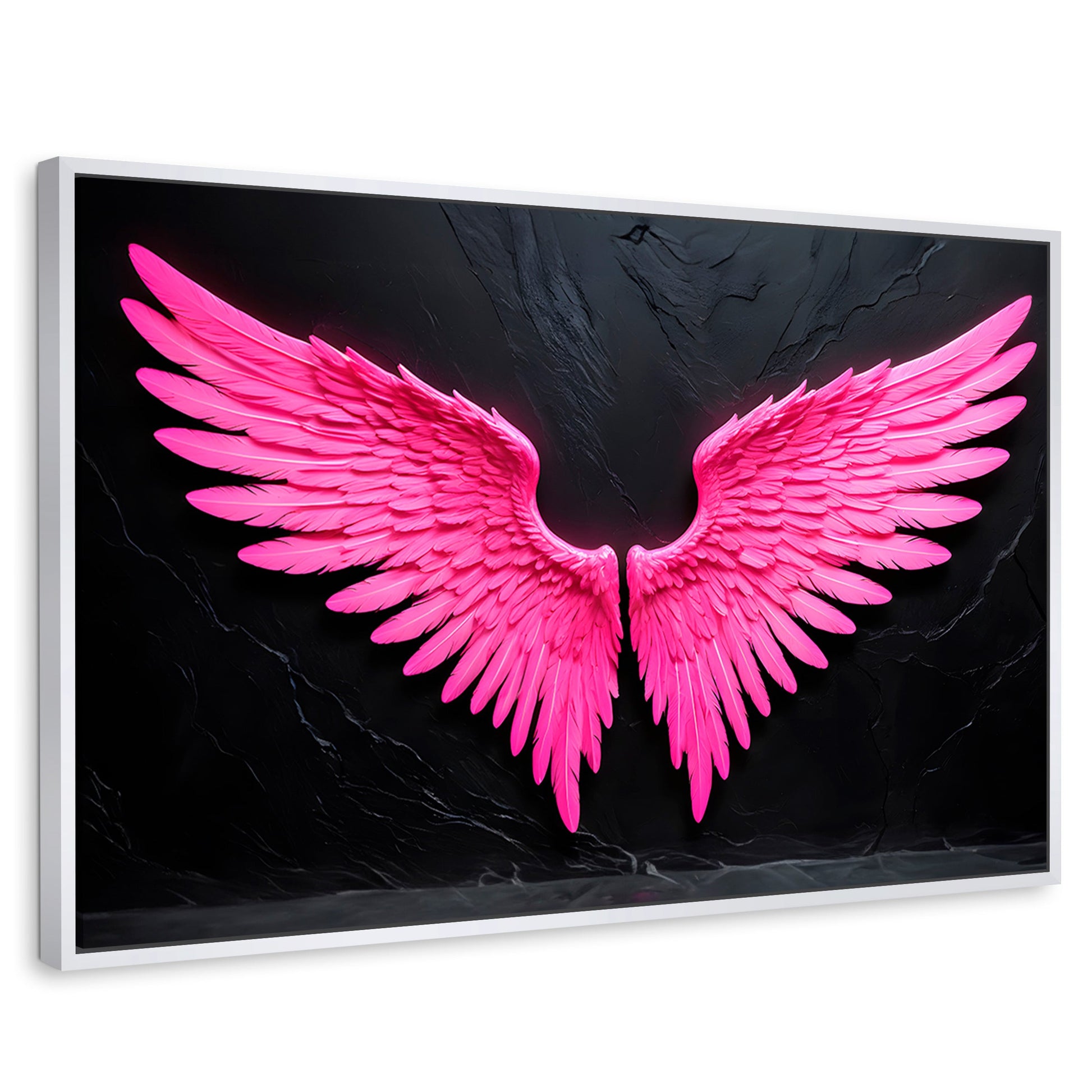 Cuadros Decorativos Canvas Revolution | Alas Angel Solar | Rectangular | Portada | Marco Blanco