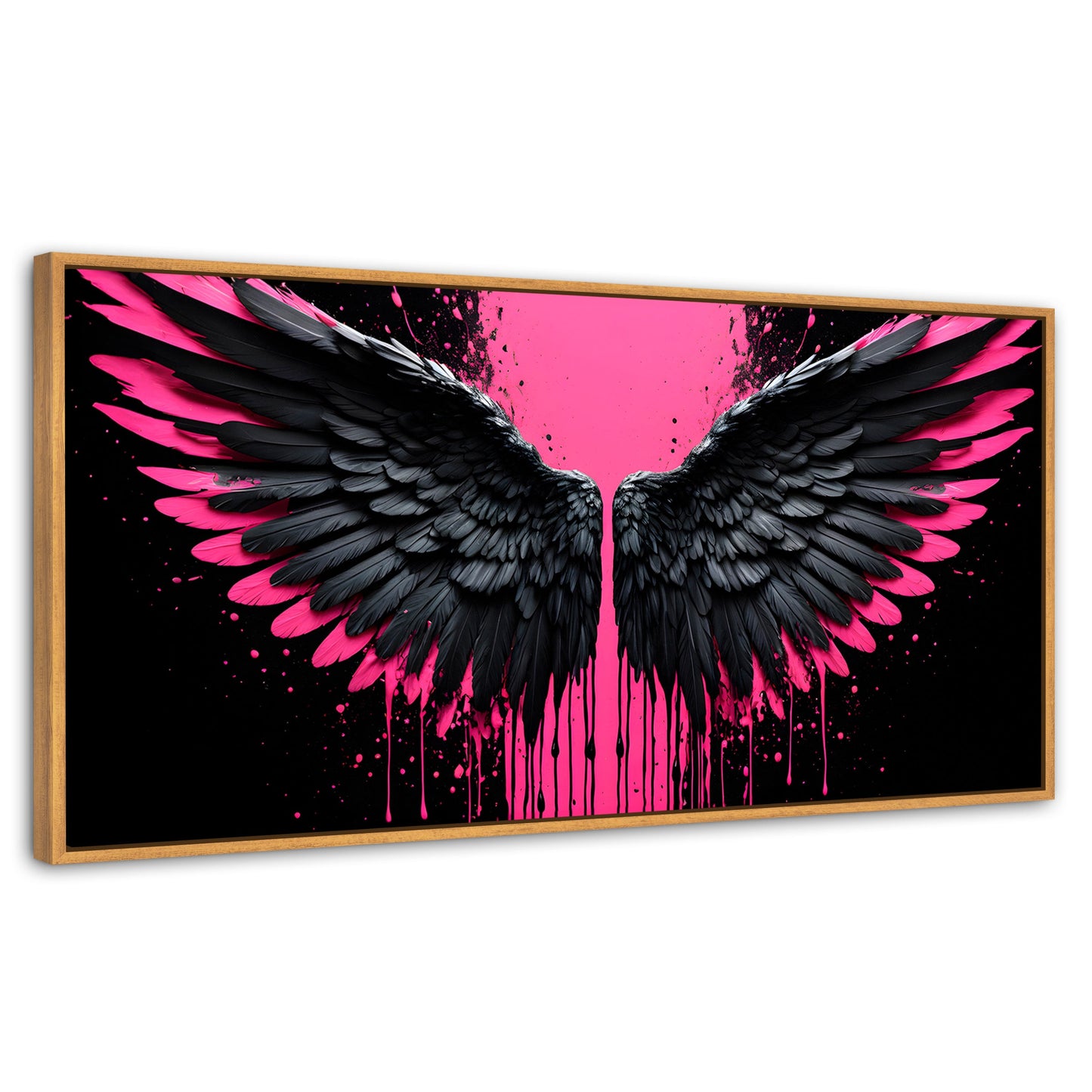 Cuadros Decorativos Canvas Revolution | Alas De Esperanza | Panoramico | Portada | Marco Negro