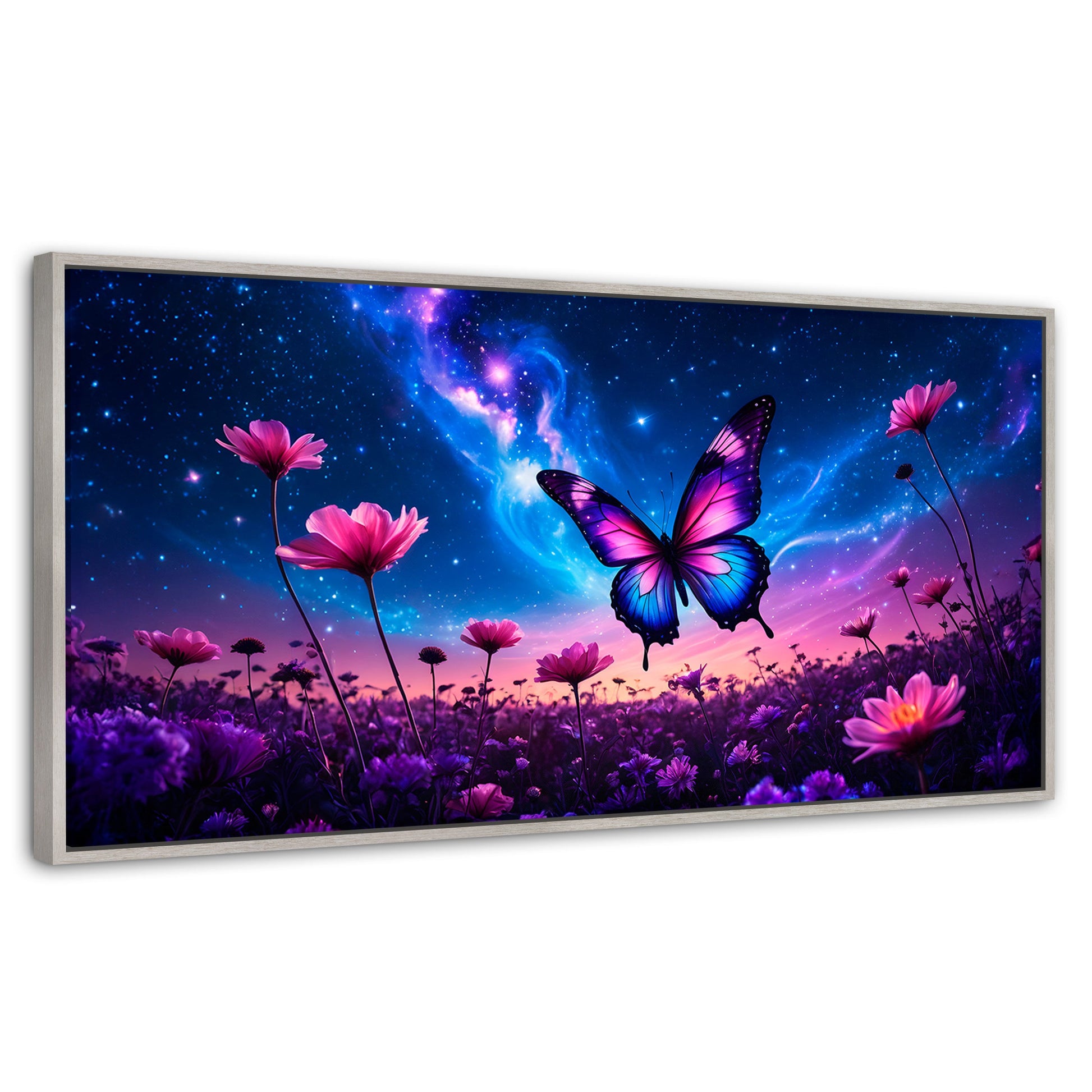 Cuadros Decorativos Canvas Revolution | Alas En El Silencio | Panoramico | Portada | Marco Blanco