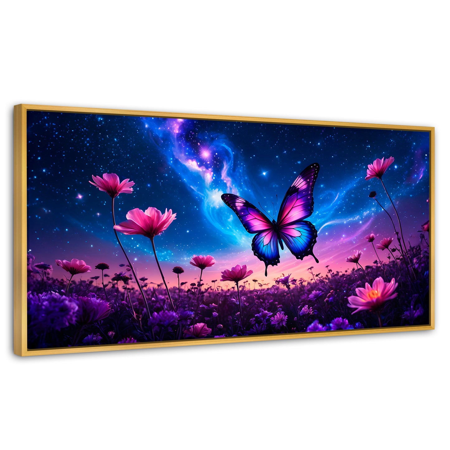 Cuadros Decorativos Canvas Revolution | Alas En El Silencio | Panoramico | Portada | Marco Madera