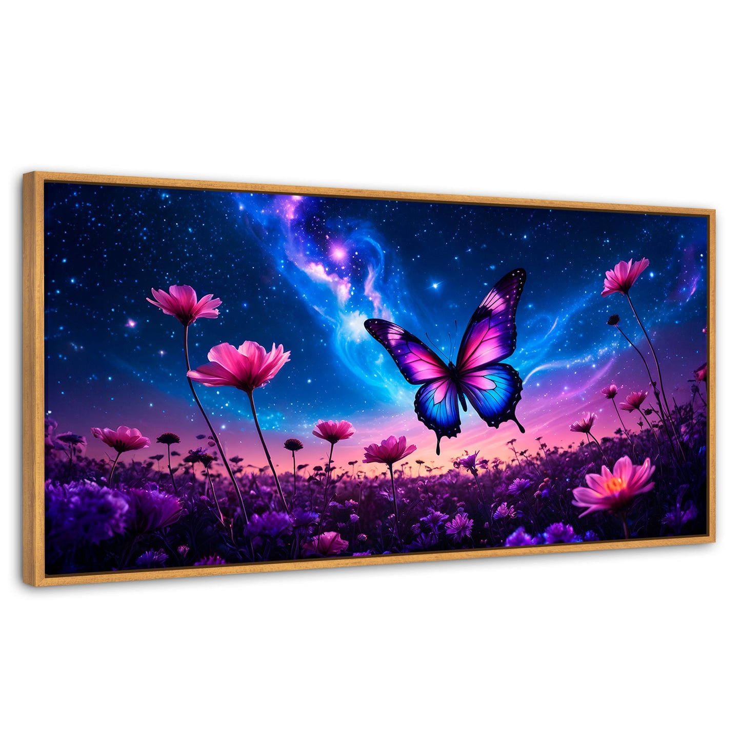 Cuadros Decorativos Canvas Revolution | Alas En El Silencio | Panoramico | Portada | Marco Negro