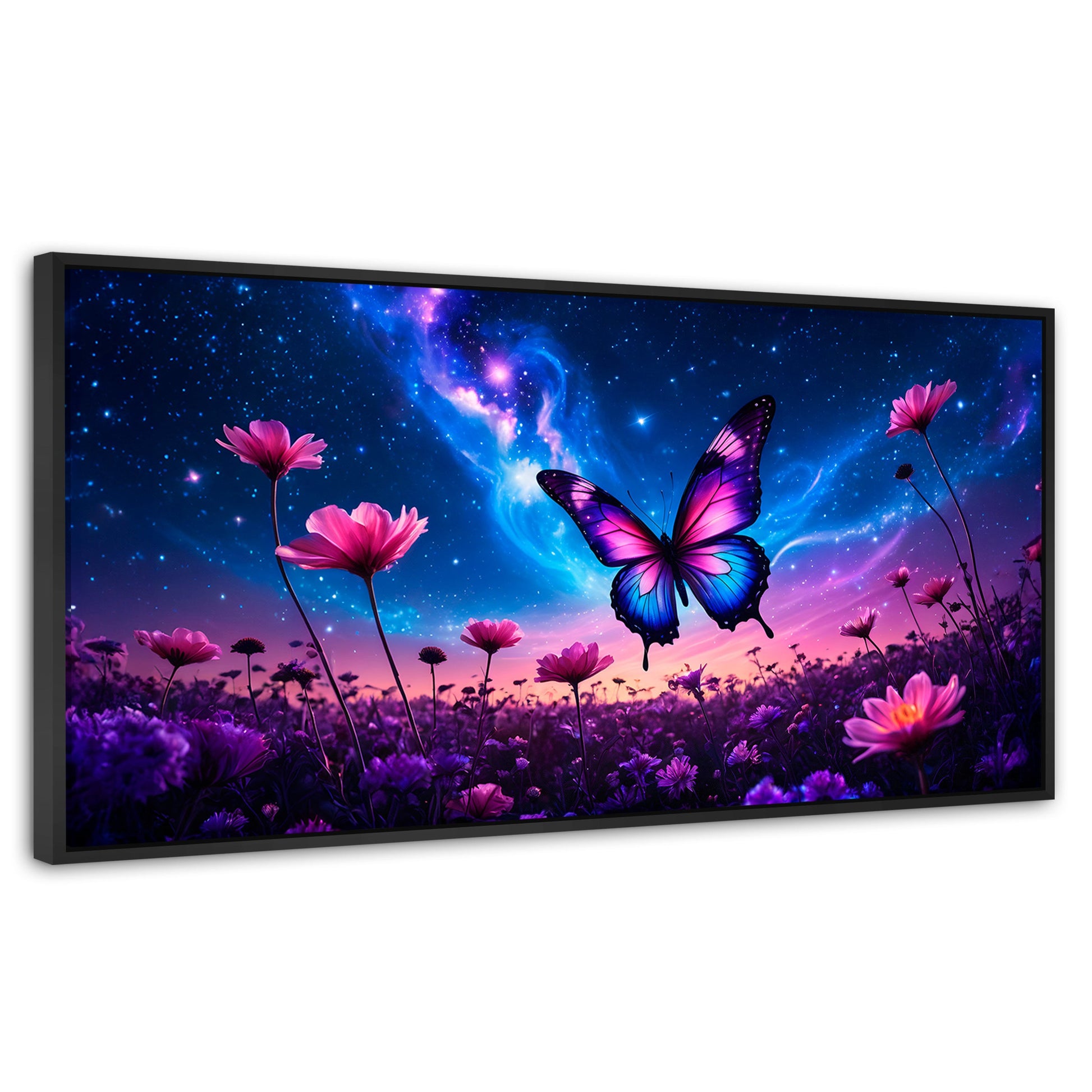 Cuadros Decorativos Canvas Revolution | Alas En El Silencio | Panoramico | Portada | Marco Plateado