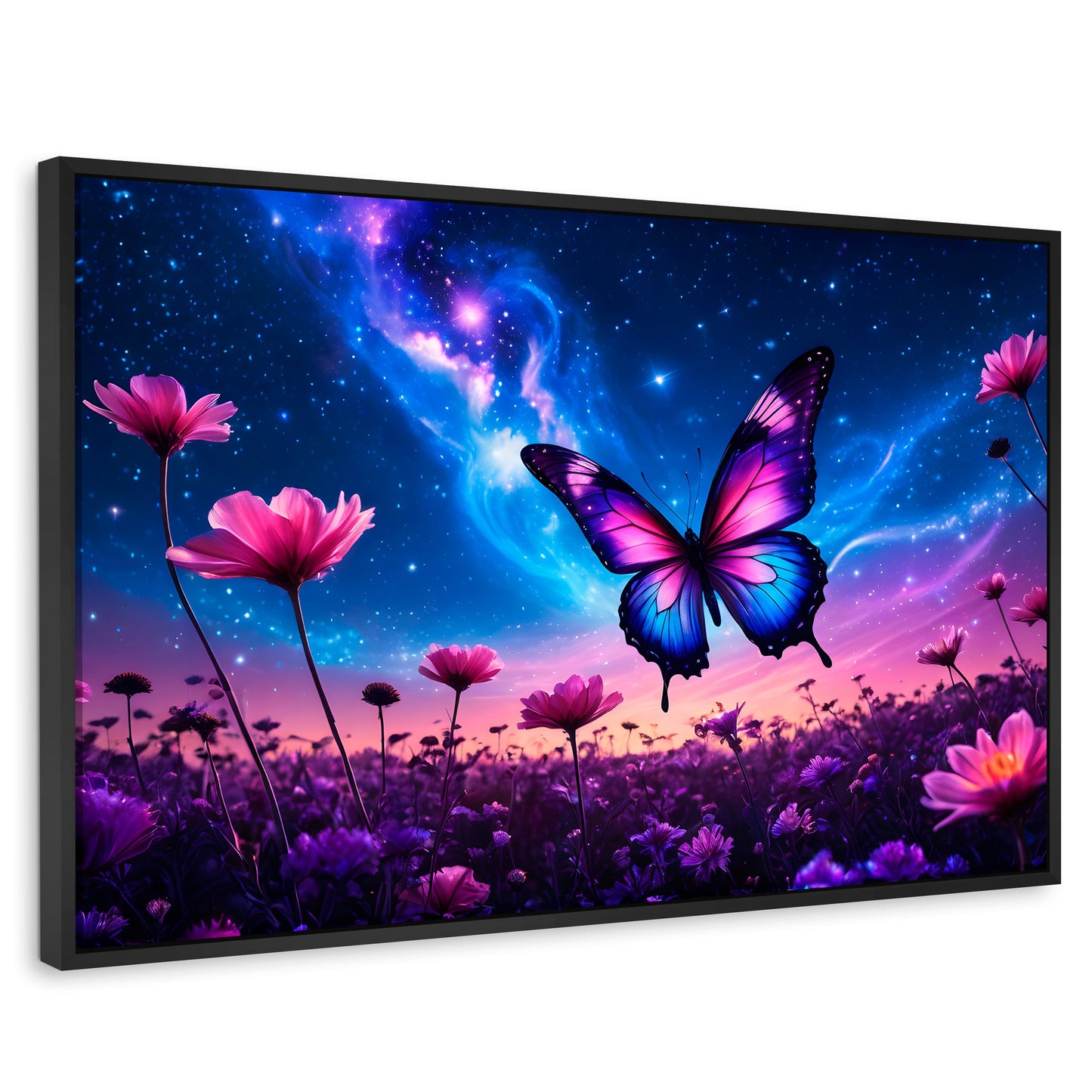 Cuadros Decorativos Canvas Revolution | Alas En El Silencio | Rectangular | Portada | Marco Negro