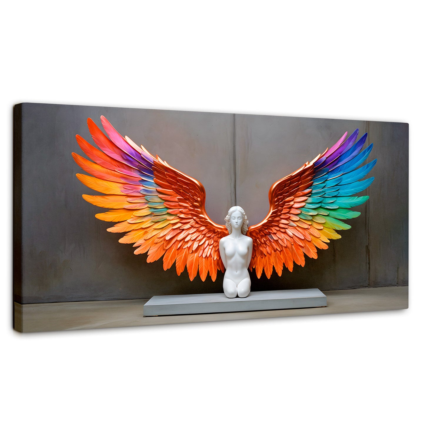 Cuadros Decorativos Canvas Revolution | Alas Espiritu Real | Panoramico | Portada | Marco SinMarco