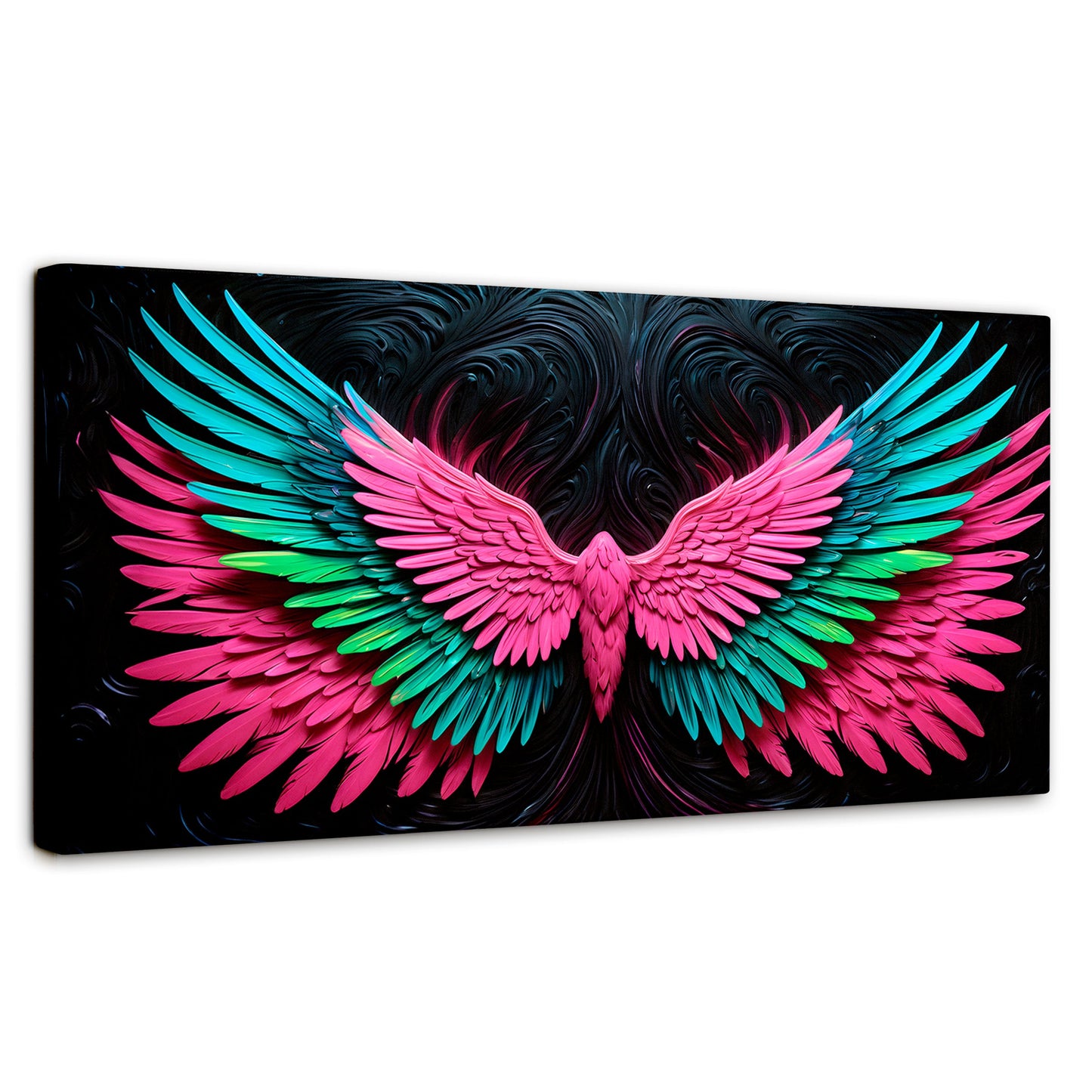 Cuadros Decorativos Canvas Revolution | Alas Luz Angeles | Panoramico | Portada | Marco SinMarco