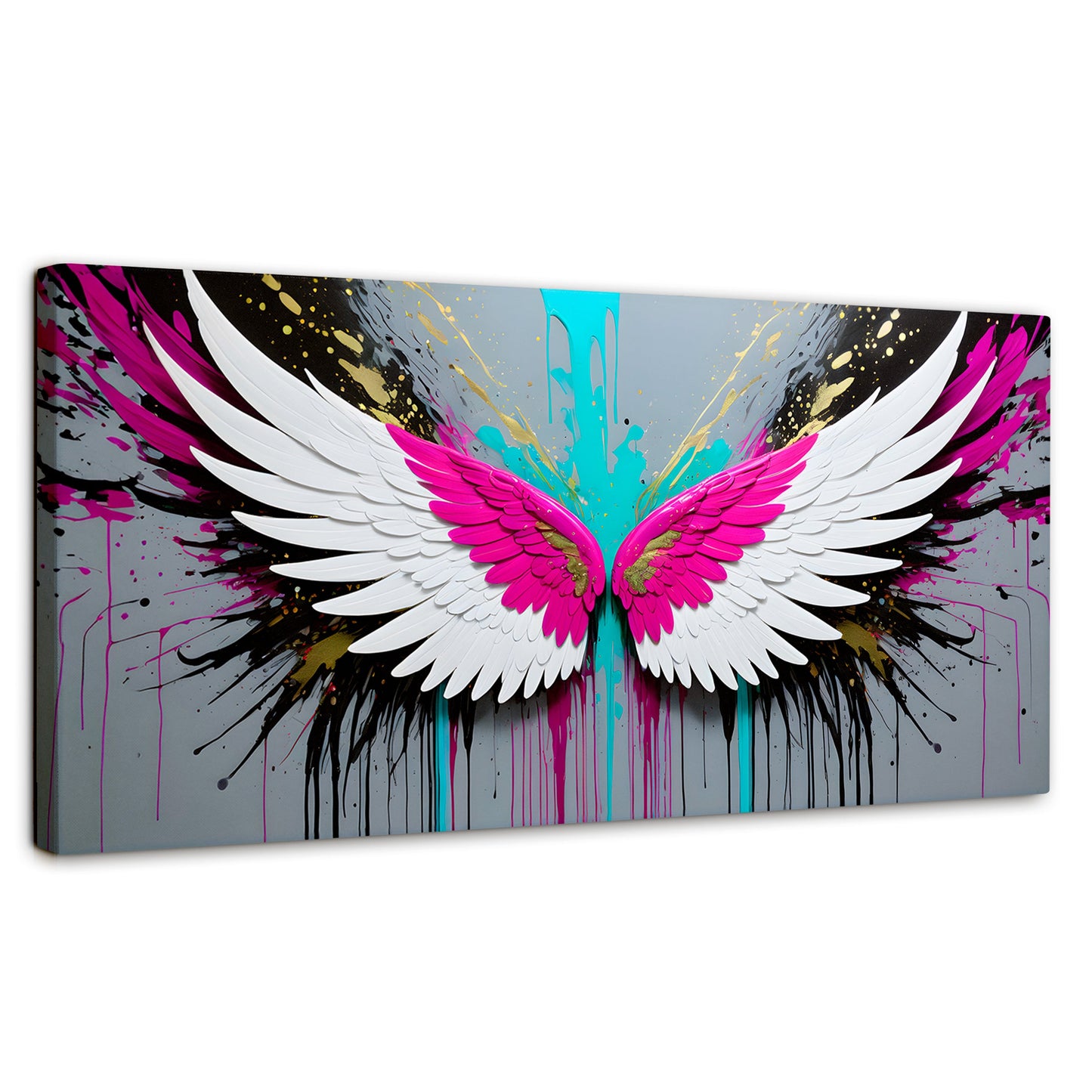 Cuadros Decorativos Canvas Revolution | Alas Vuelo Eterno | Panoramico | Portada | Marco SinMarco