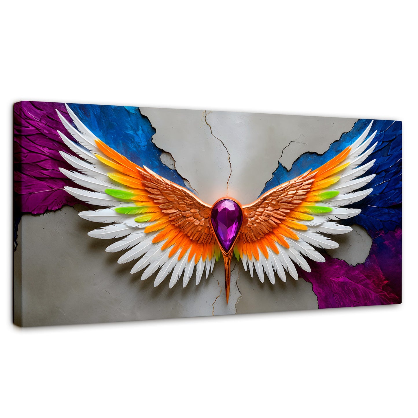 Cuadros Decorativos Canvas Revolution | Alas Vuelo Puro | Panoramico | Portada | Marco SinMarco