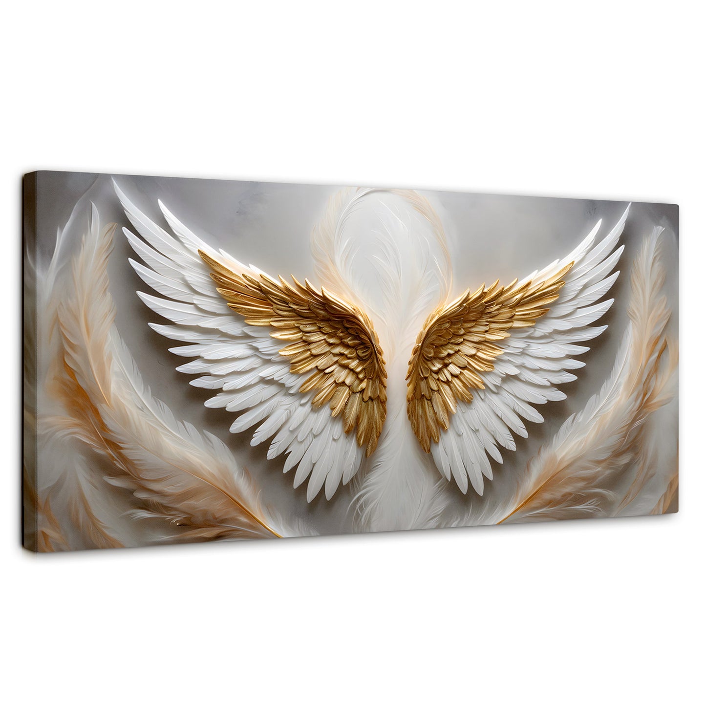 Cuadros Decorativos Canvas Revolution | Angel Luz Radiante | Panoramico | Portada | Marco SinMarco