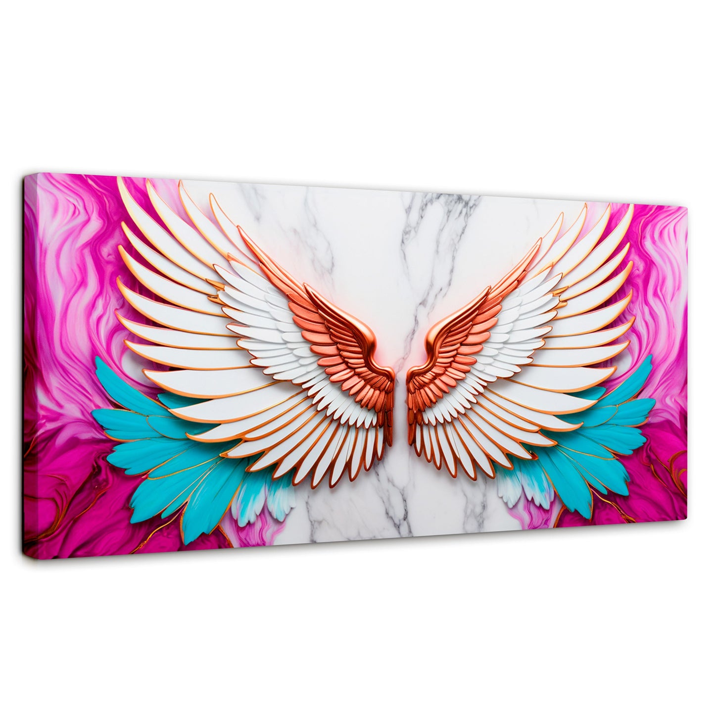 Cuadros Decorativos Canvas Revolution | Angel Vuelo Divino | Panoramico | Portada | Marco SinMarco